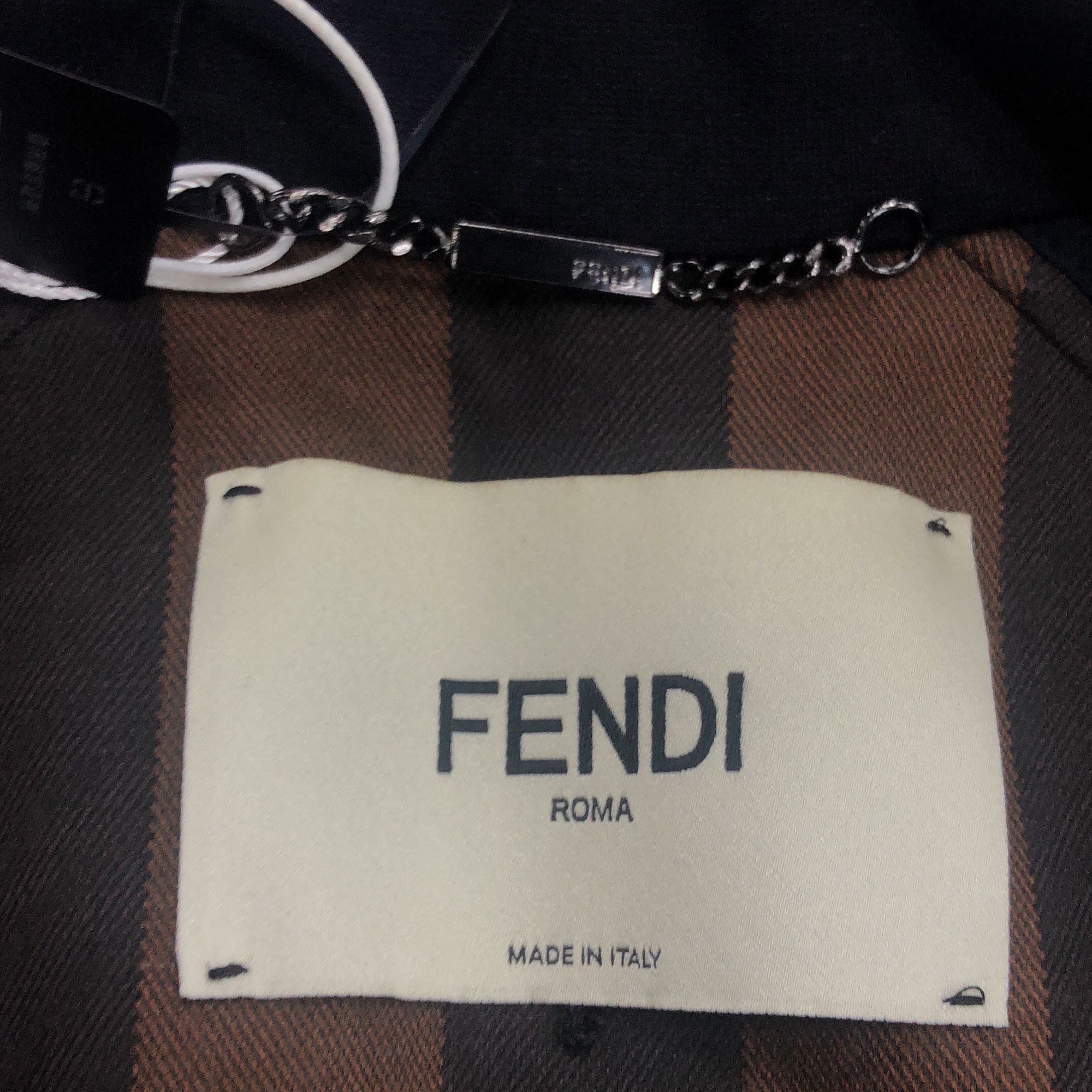 Fendi Fendi Navy Trimmed Jacket Size 40 Size S / US 4 / IT 40 - 4 Thumbnail
