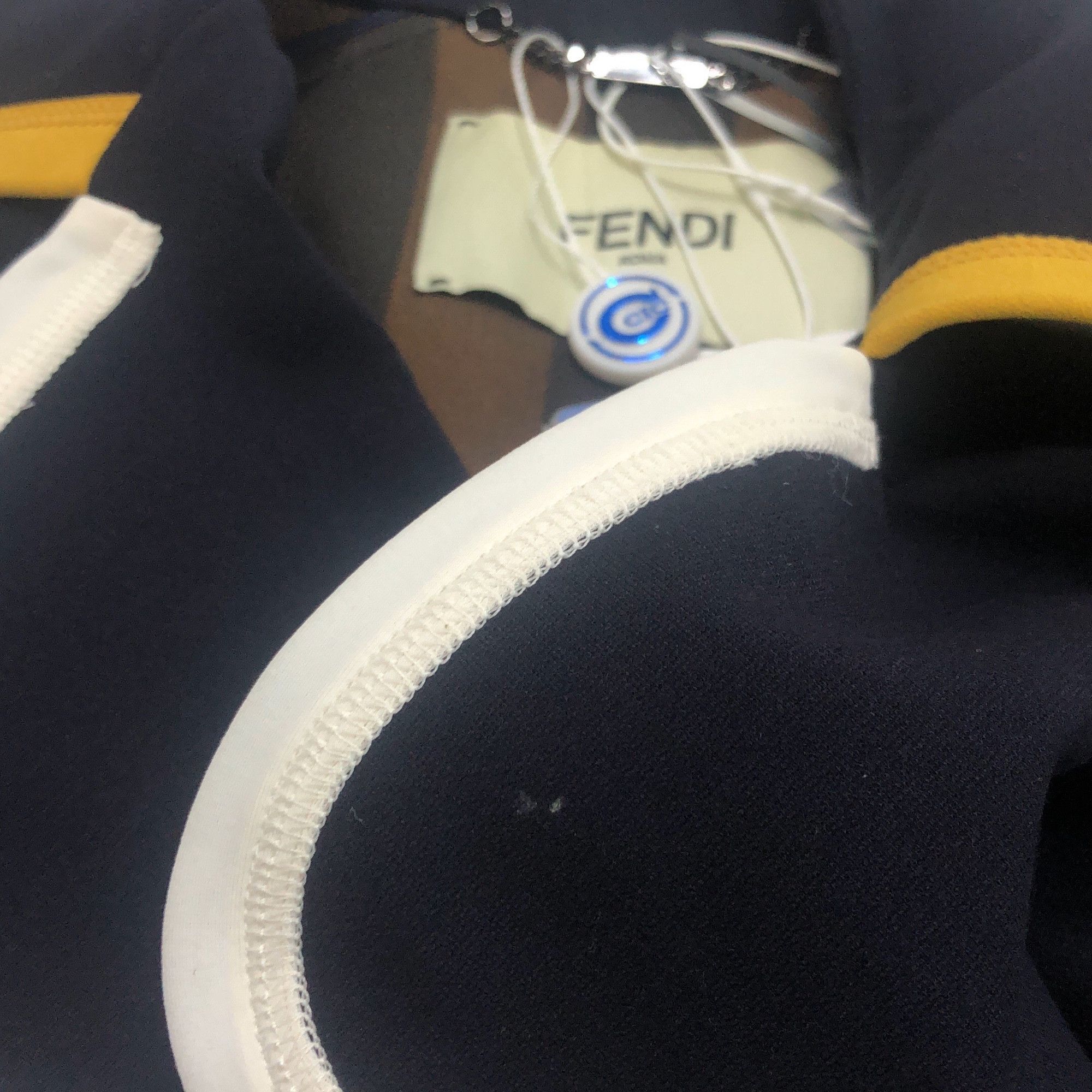 Fendi Fendi Navy Trimmed Jacket Size 40 Size S / US 4 / IT 40 - 5 Thumbnail