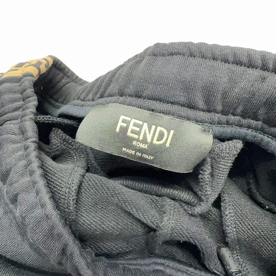Fendi Fendi Logo Tape Sweatpants Black Size 28 Size US 28 / EU 44 - 5 Thumbnail