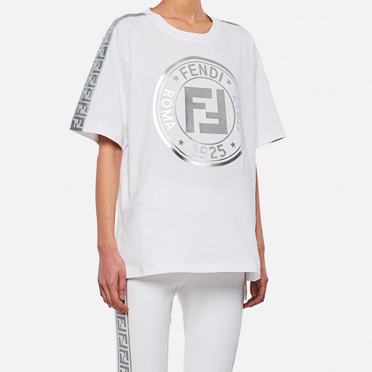Fendi Fendi Roma 1925 Logo T-Shirt Size 40 Size S / US 4 / IT 40 - 16 Thumbnail