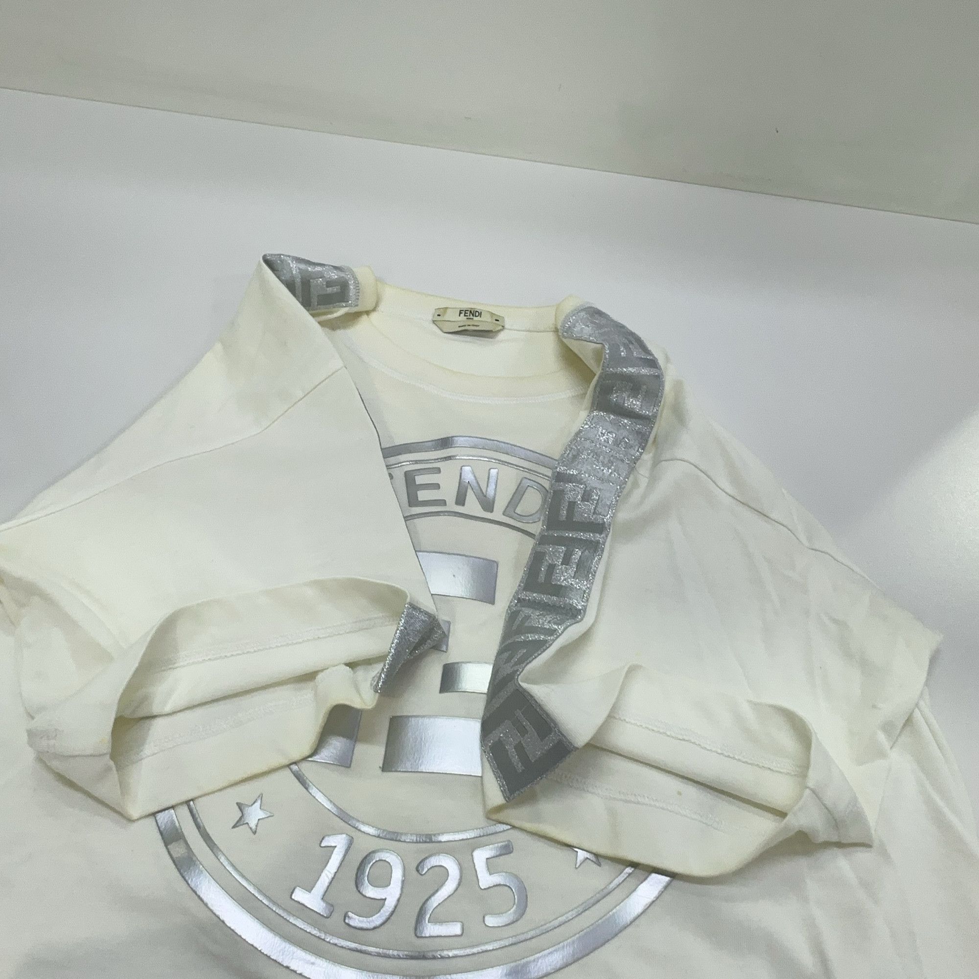 Fendi Fendi Roma 1925 Logo T-Shirt Size 40 Size S / US 4 / IT 40 - 12 Thumbnail