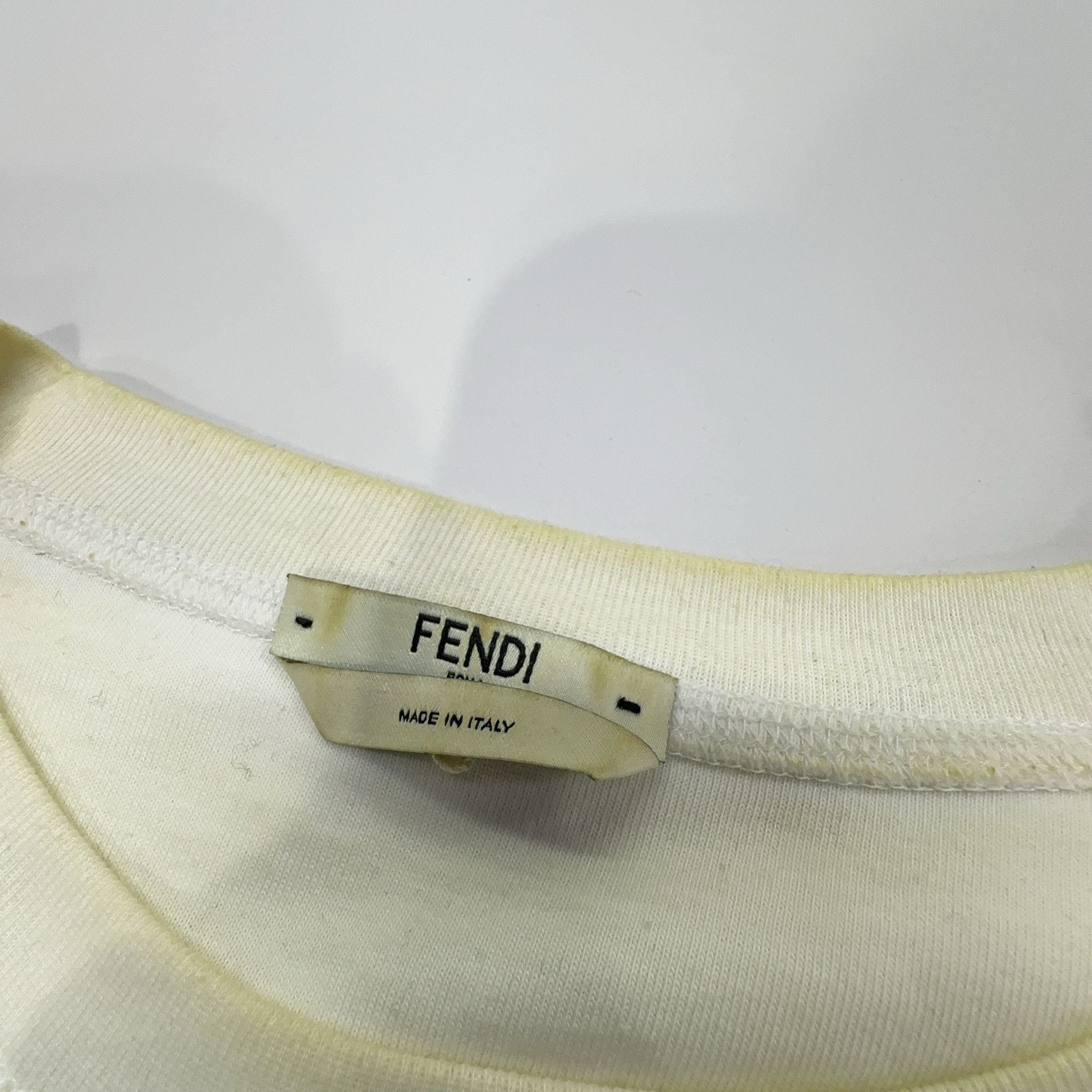 Fendi Fendi Roma 1925 Logo T-Shirt Size 40 Size S / US 4 / IT 40 - 5 Thumbnail