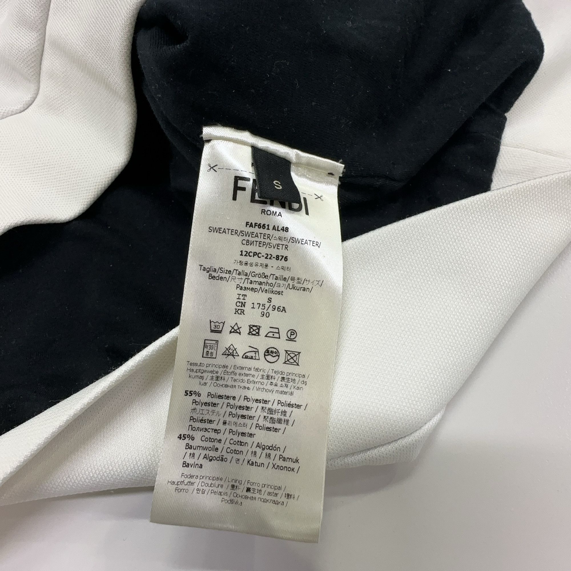 Fendi Fendi Logo Print Color Block Hoodie Size S Size US S / EU 44-46 / 1 - 3 Thumbnail