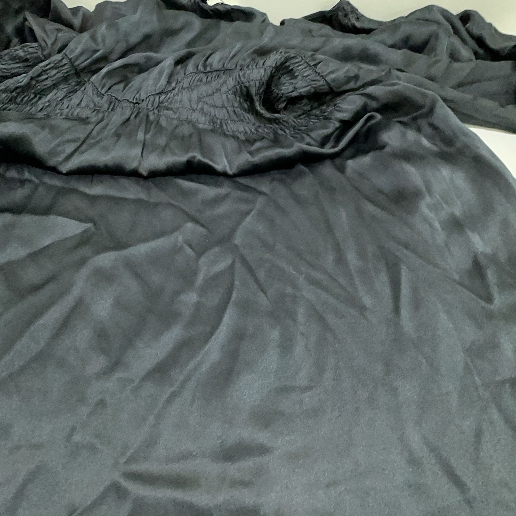Fendi Fendi Black Silk Long Sleeve Maxi Dress Size IT 38 Size XS / US 0-2 / IT 36-38 - 12 Thumbnail