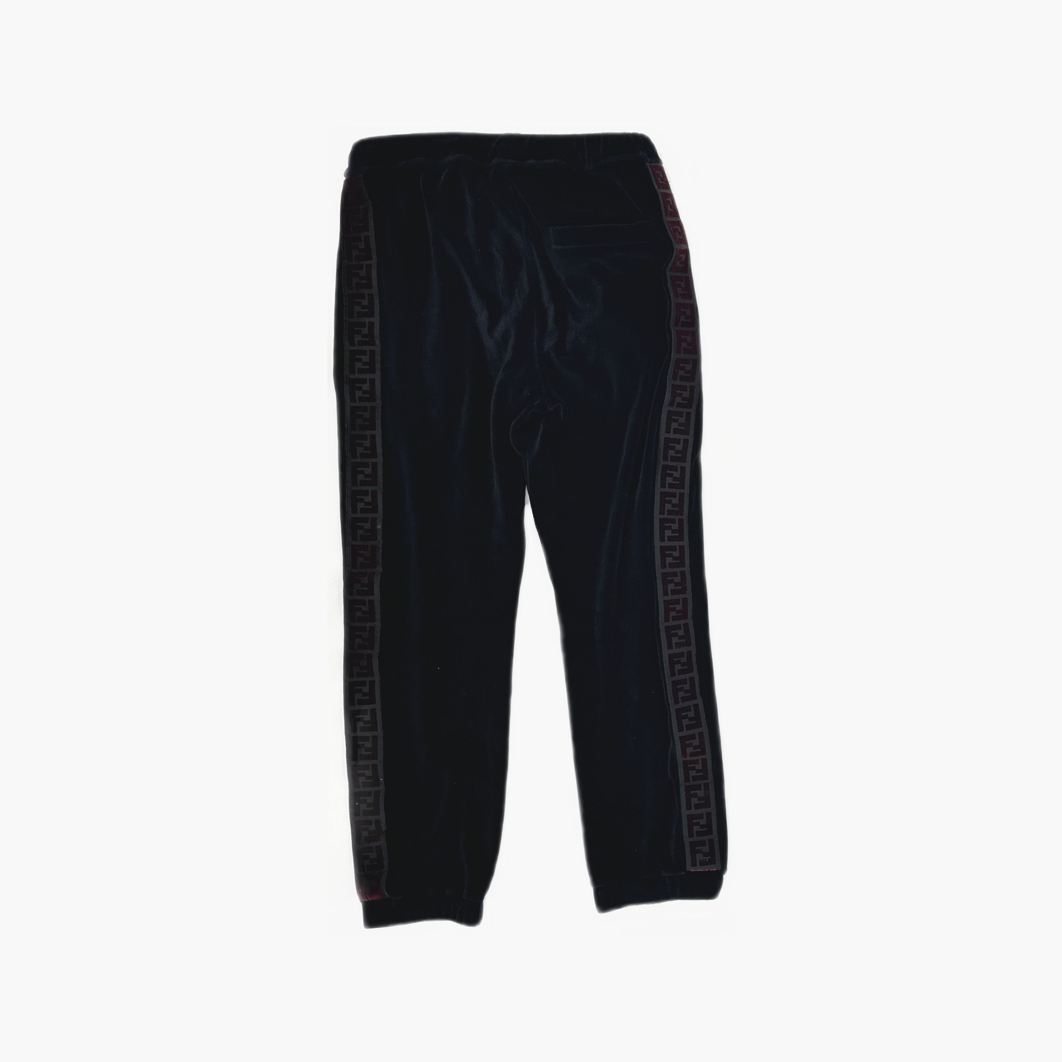 Fendi Fendi Logo Stripe Velvet Joggers Size 30 Size US 30 / EU 46 - 2 Thumbnail