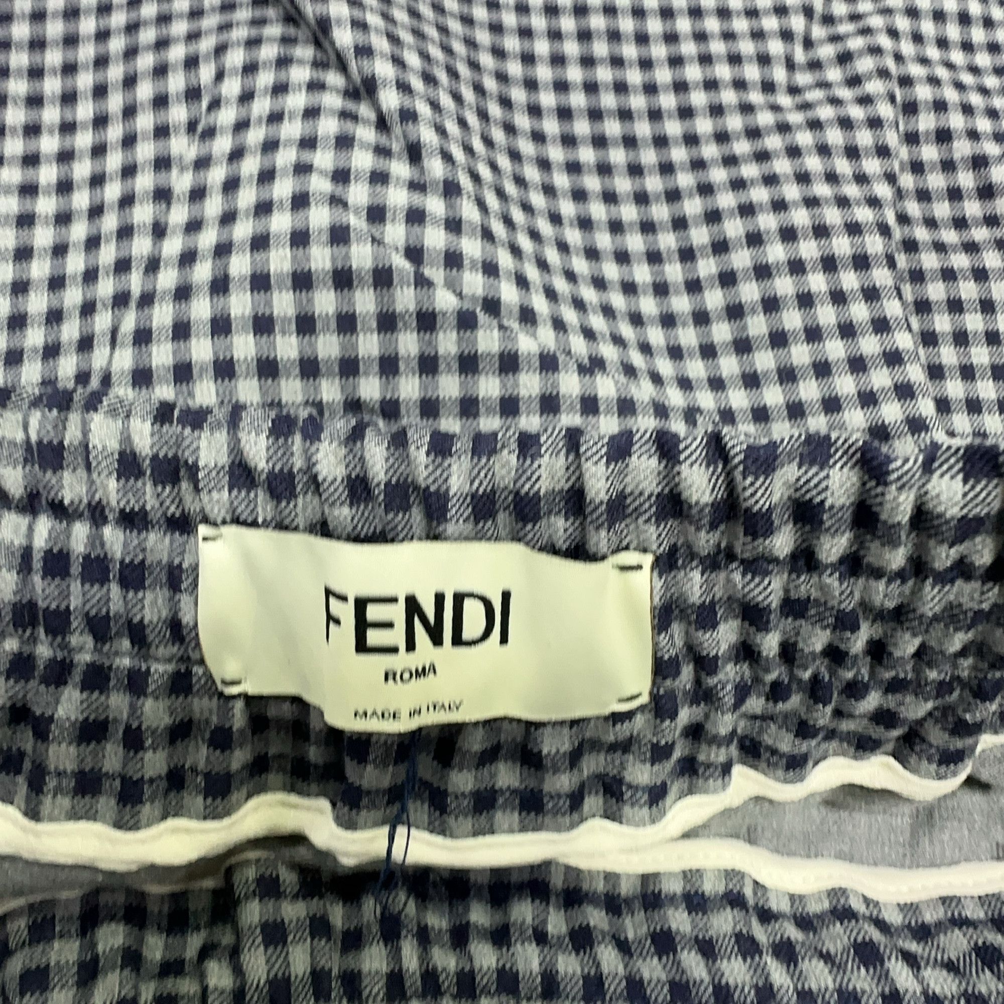 Fendi Fendi Check Wool Skirt Size 40 Size 27" / US 4 / IT 40 - 3 Thumbnail