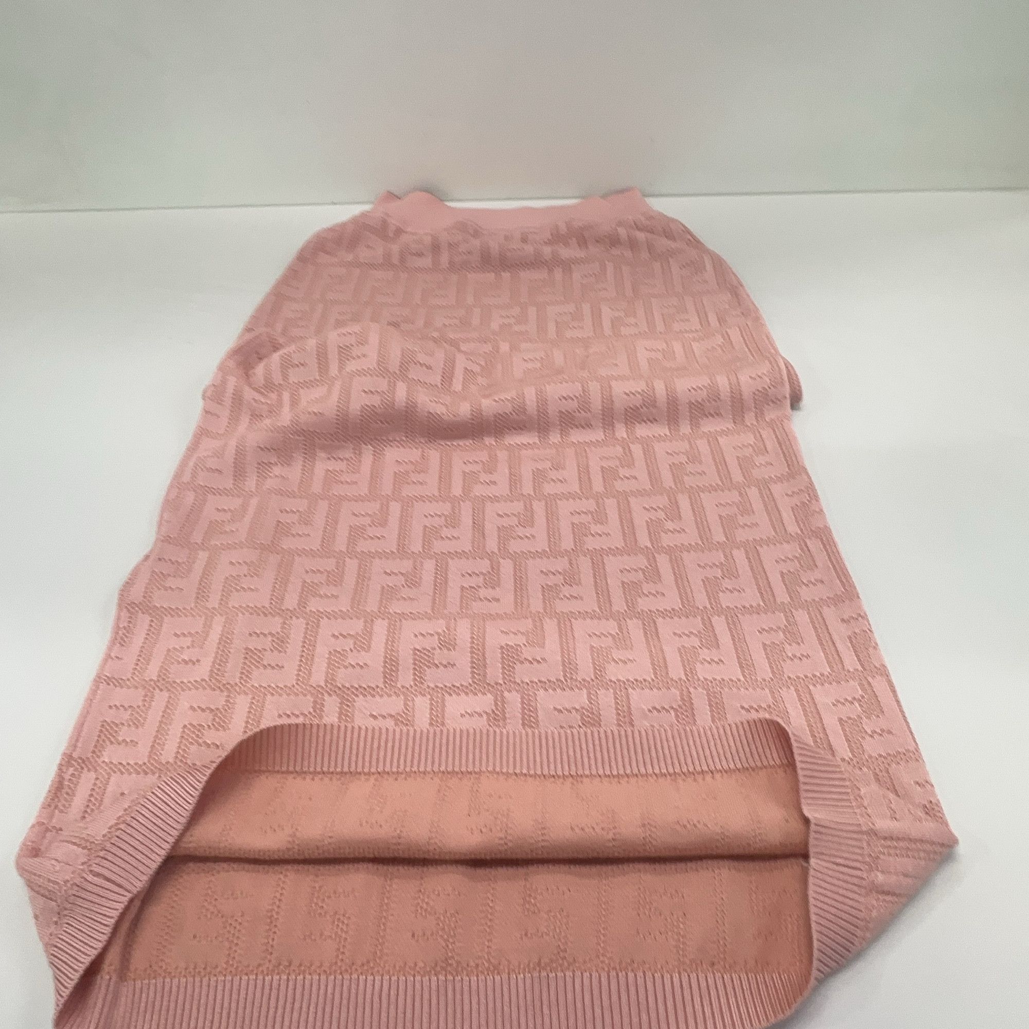 Fendi Fendi FF Logo Knit Midi Skirt Size 38 Size 26" / US 2 / IT 38 - 8 Thumbnail
