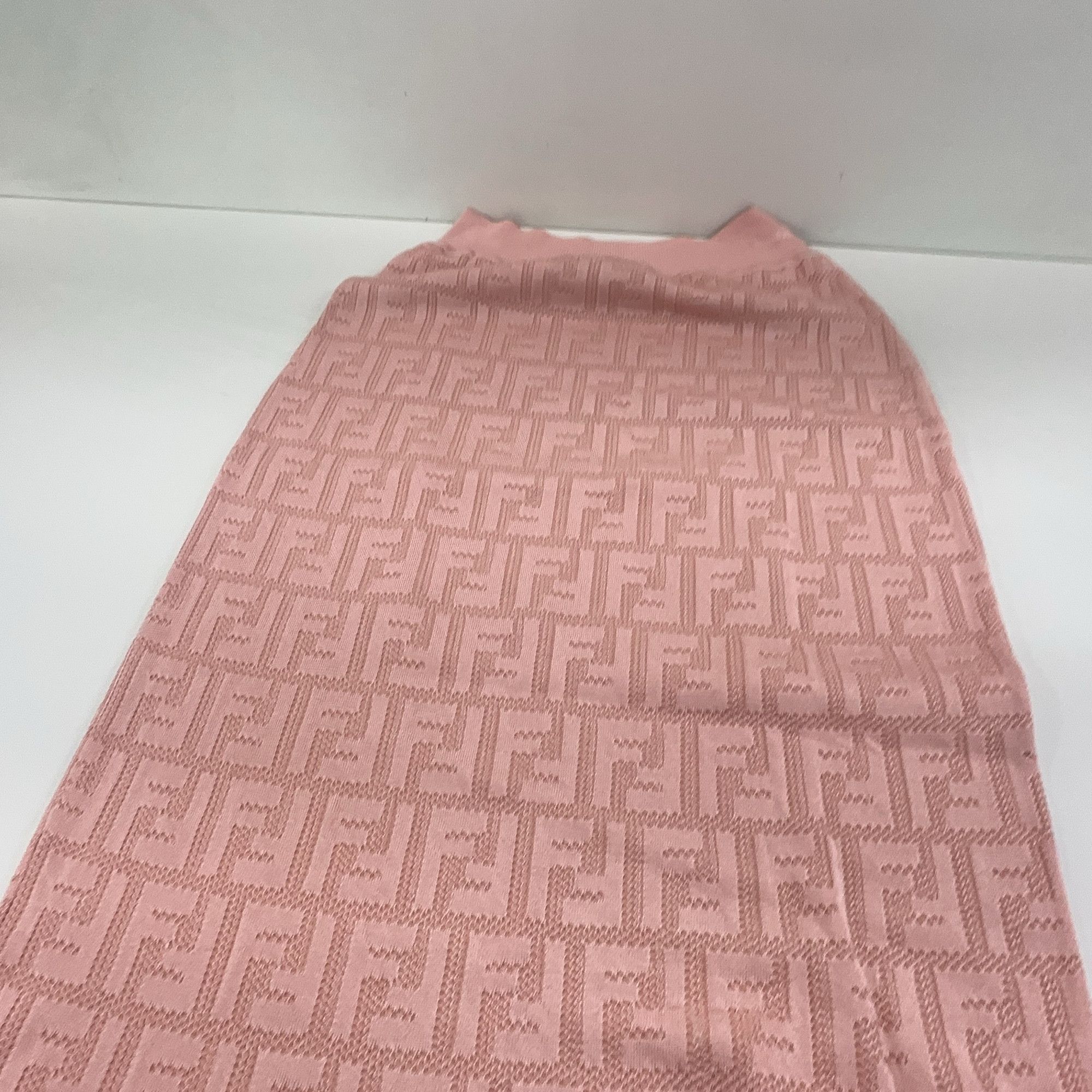 Fendi Fendi FF Logo Knit Midi Skirt Size 38 Size 26" / US 2 / IT 38 - 7 Thumbnail