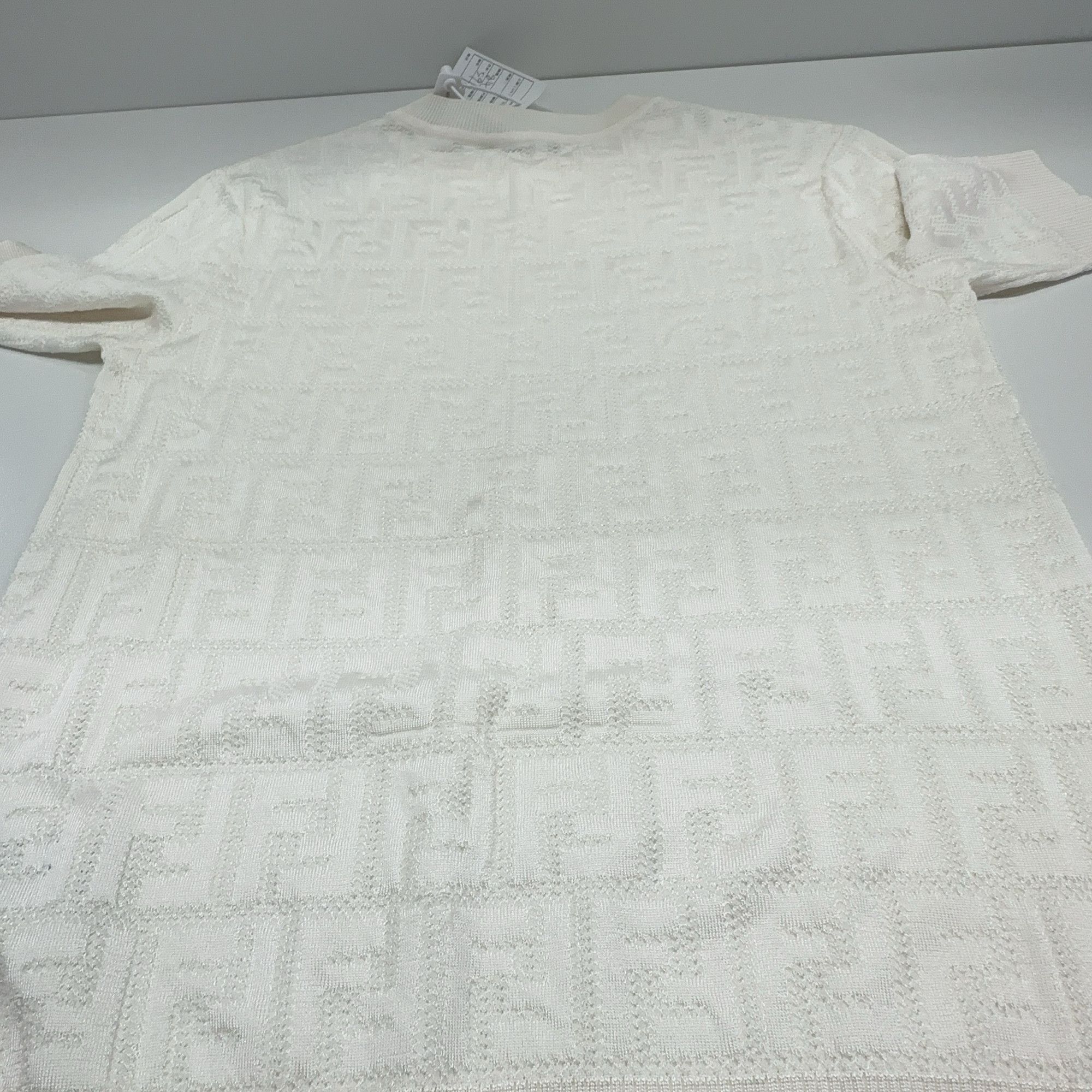Fendi Fendi FF Monogram Short Sleeve Sweater Size 38 Size XS / US 0-2 / IT 36-38 - 10 Thumbnail