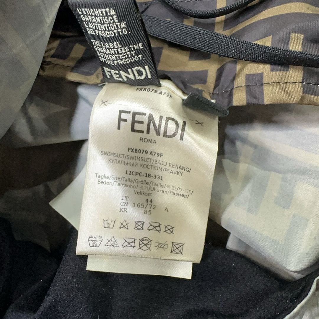 Fendi Fendi FF Logo Swim Shorts Size 28 Size US 28 / EU 44 - 4 Thumbnail