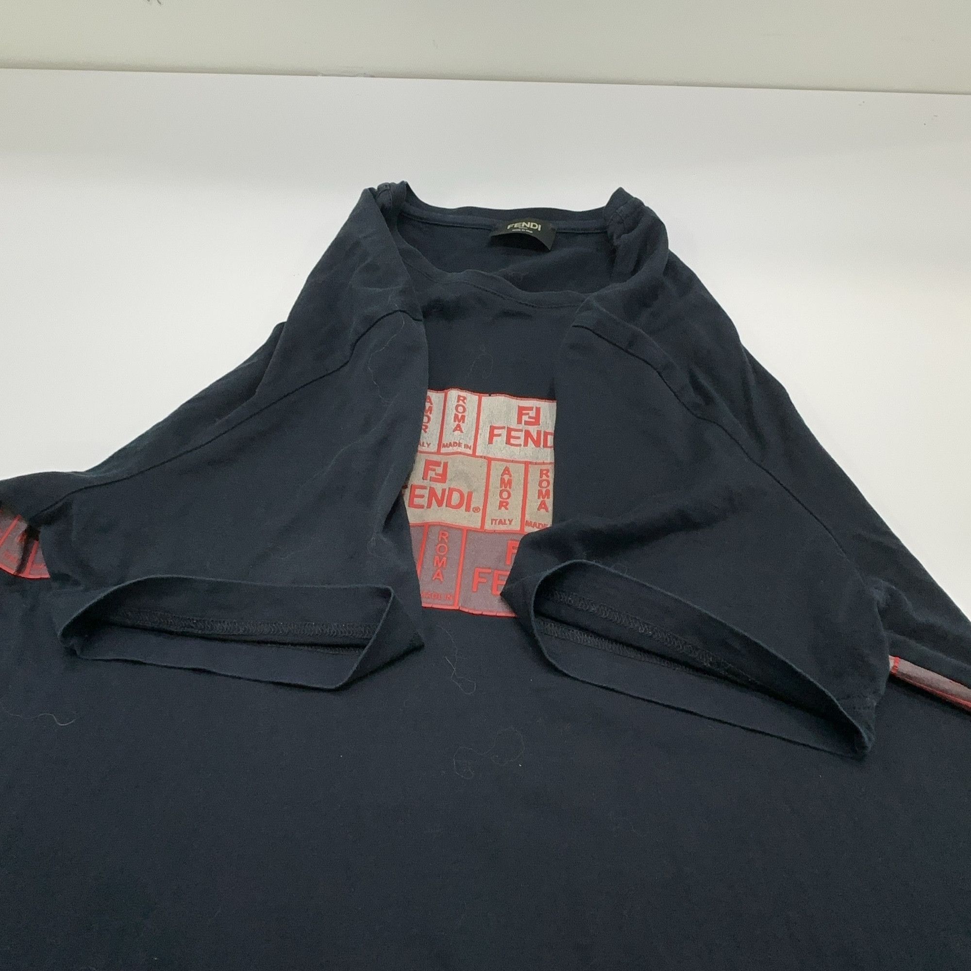 Fendi Fendi Logo Graphic Short Sleeve T-Shirt Size M Size US M / EU 48-50 / 2 - 10 Thumbnail