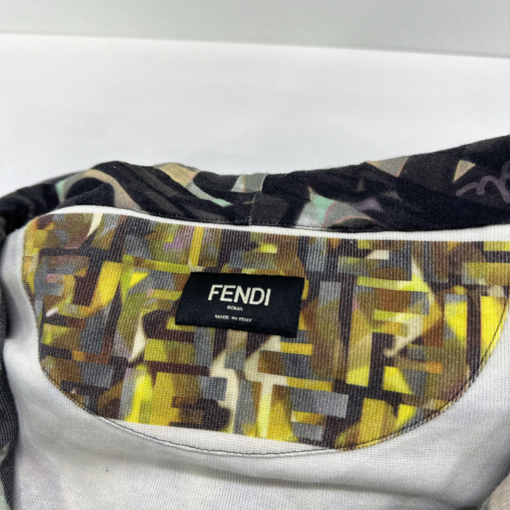 Fendi Fendi Botanical Print Zip-up Hoodie Size L Size US L / EU 52-54 / 3 - 3 Thumbnail