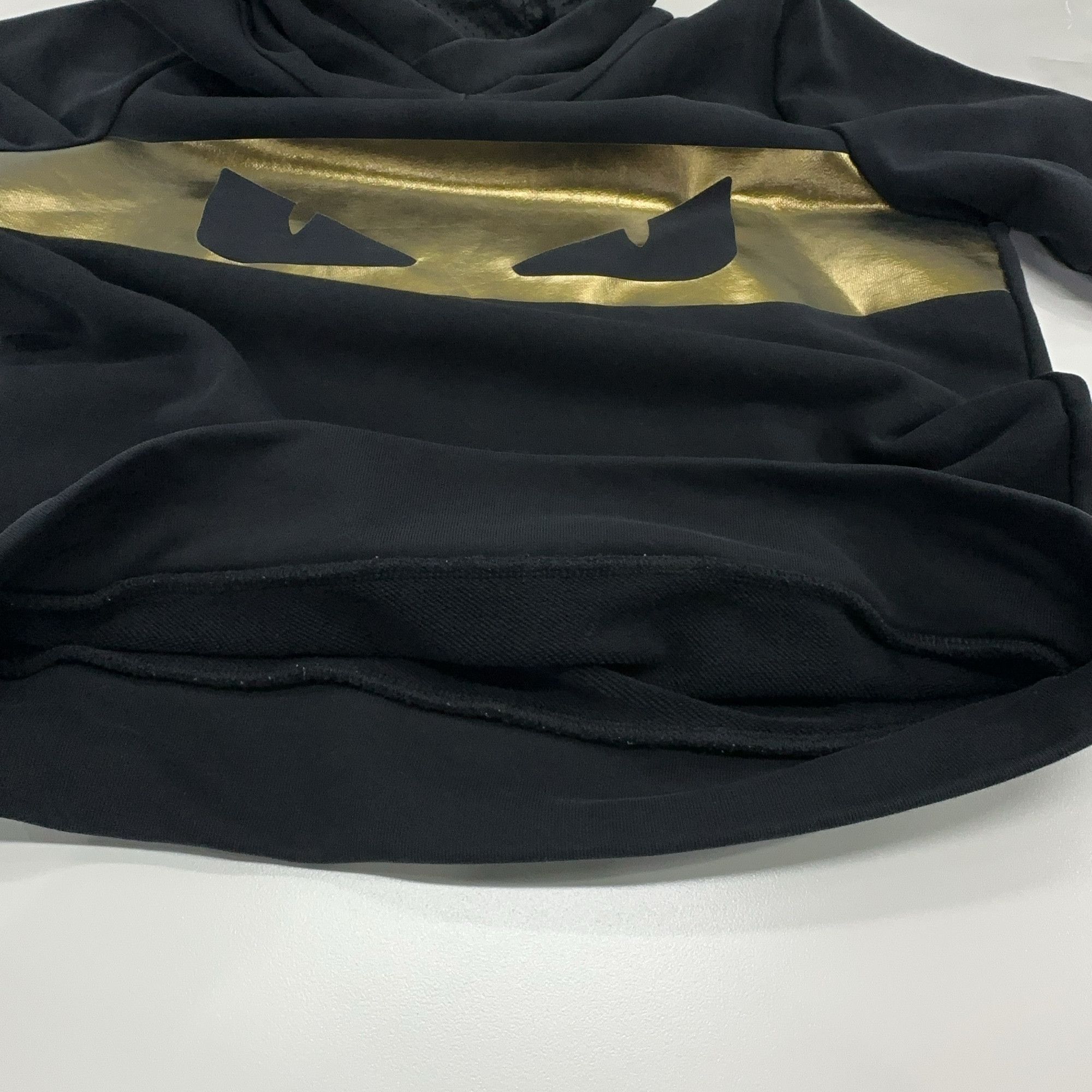 Fendi Fendi Gold Monster Eyes Short Sleeve Hoodie US S Size US S / EU 44-46 / 1 - 10 Thumbnail