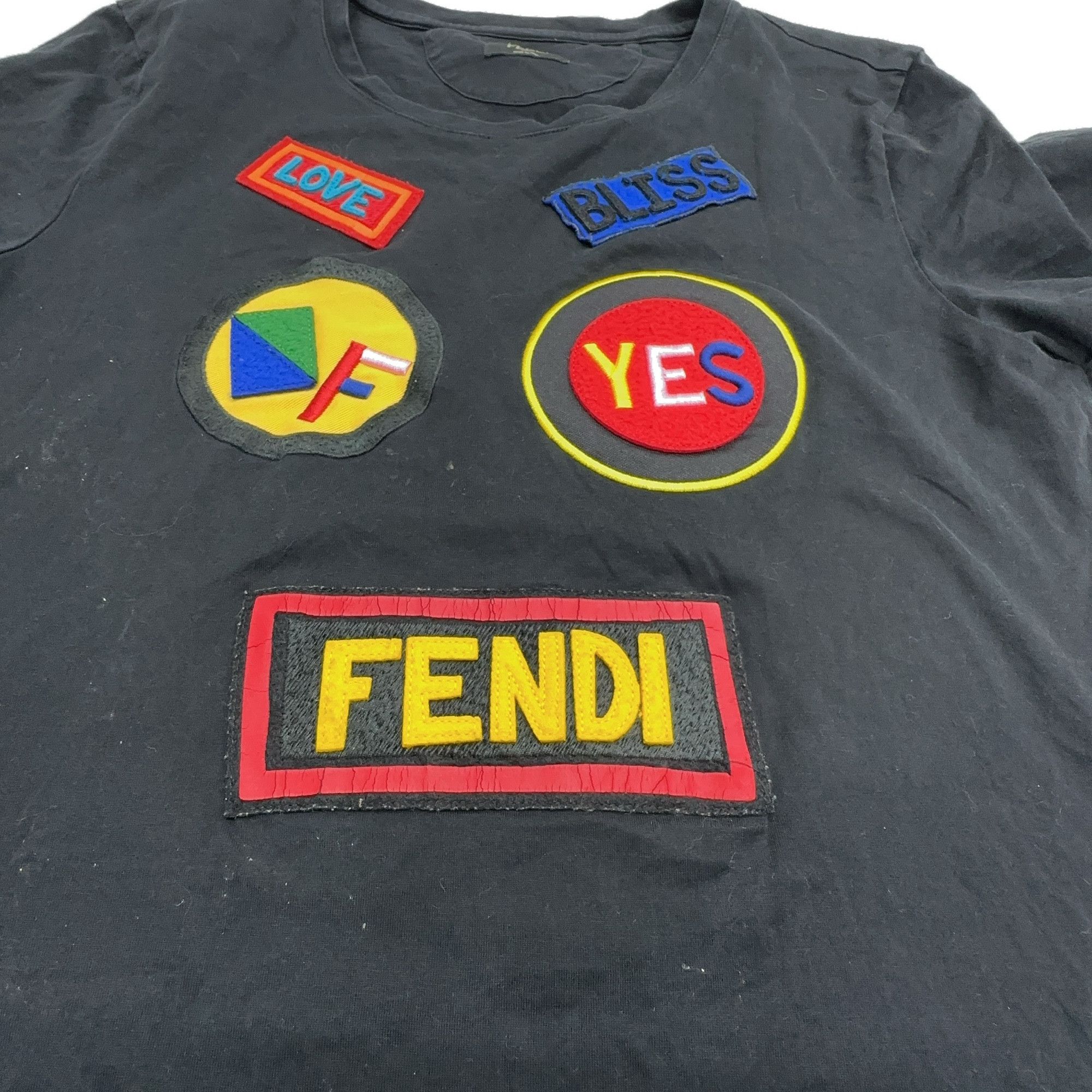 Fendi Fendi Graphic Patch T-Shirt Size S Size US S / EU 44-46 / 1 - 7 Thumbnail