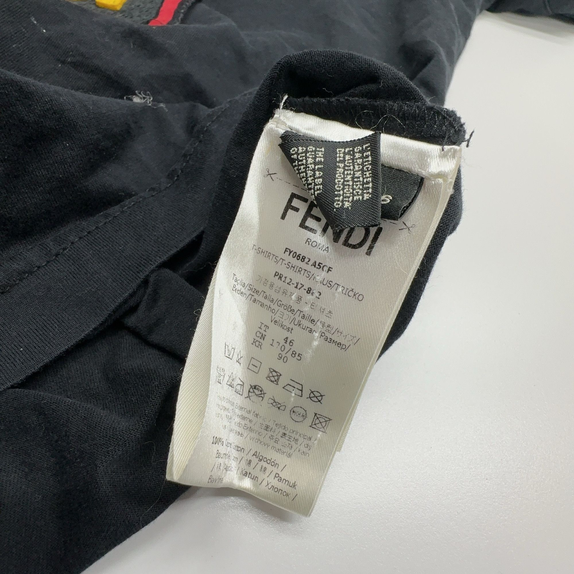 Fendi Fendi Graphic Patch T-Shirt Size S Size US S / EU 44-46 / 1 - 3 Thumbnail