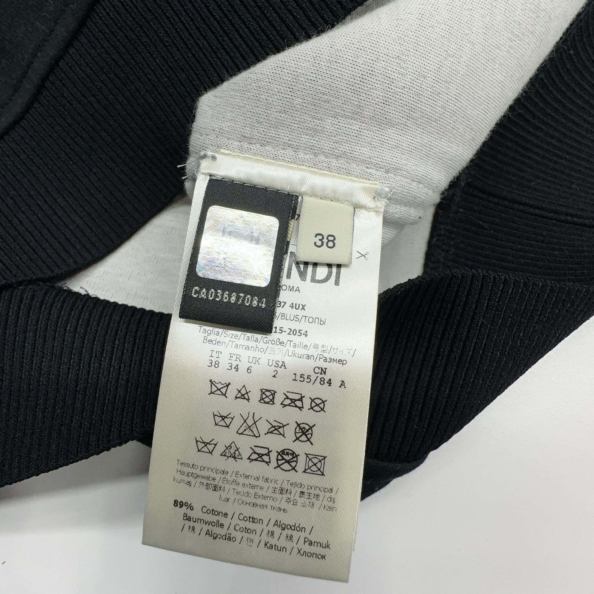 Fendi Fendi Shearling Logo Sweatshirt Size 38 Size XS / US 0-2 / IT 36-38 - 3 Thumbnail