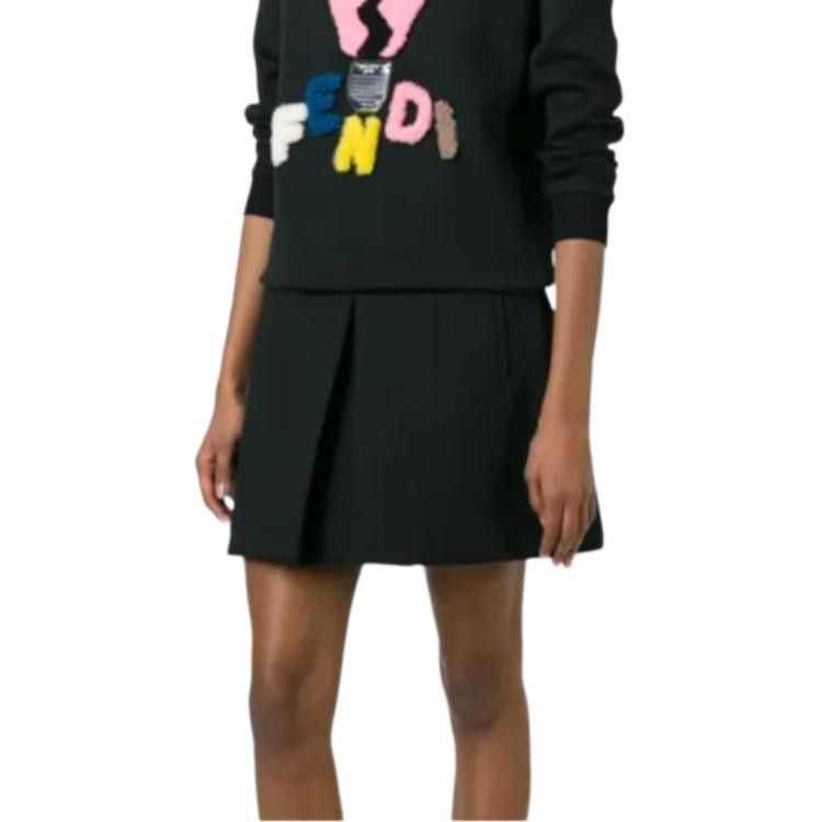 Fendi Fendi Shearling Logo Sweatshirt Size 38 Size XS / US 0-2 / IT 36-38 - 13 Thumbnail