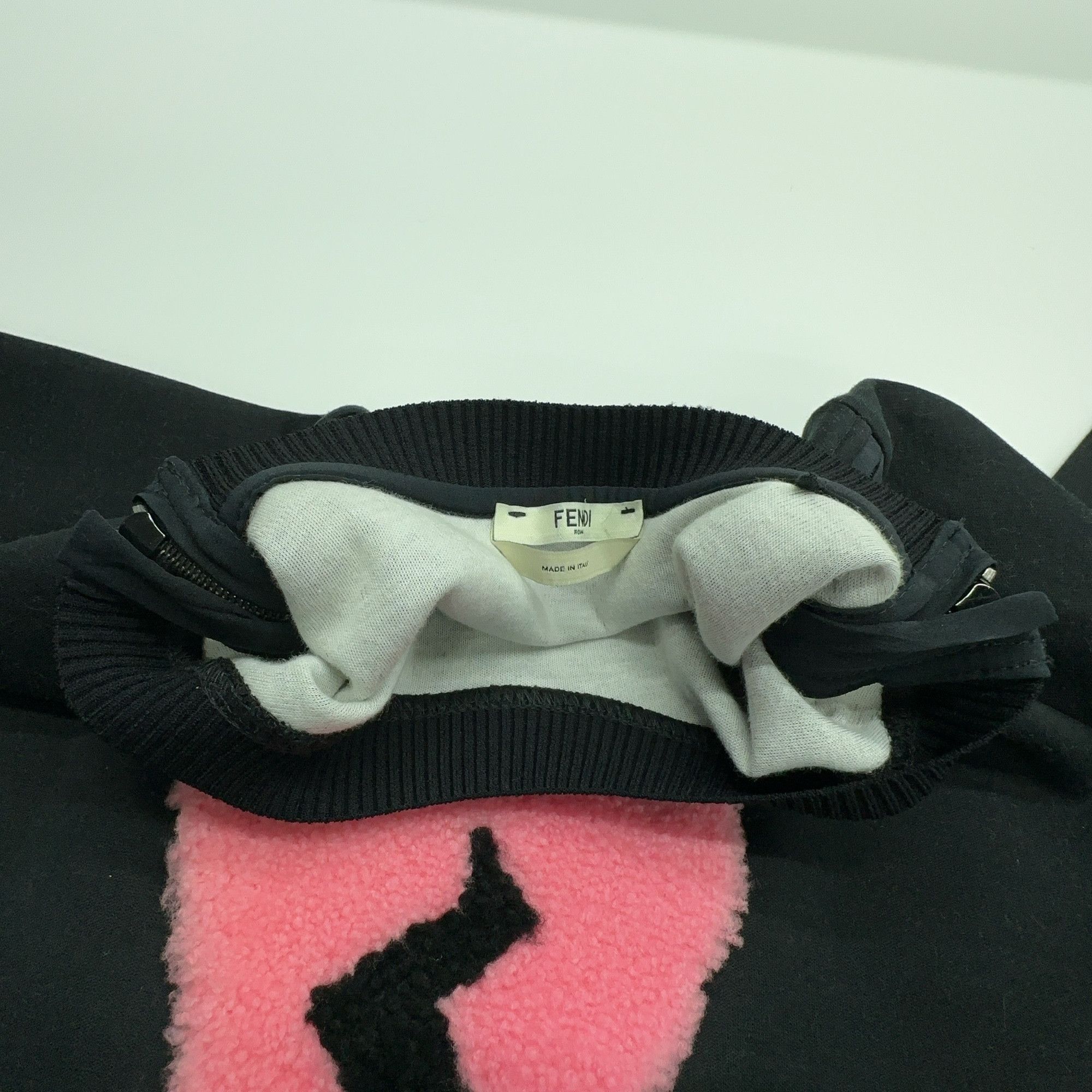 Fendi Fendi Shearling Logo Sweatshirt Size 38 Size XS / US 0-2 / IT 36-38 - 6 Thumbnail