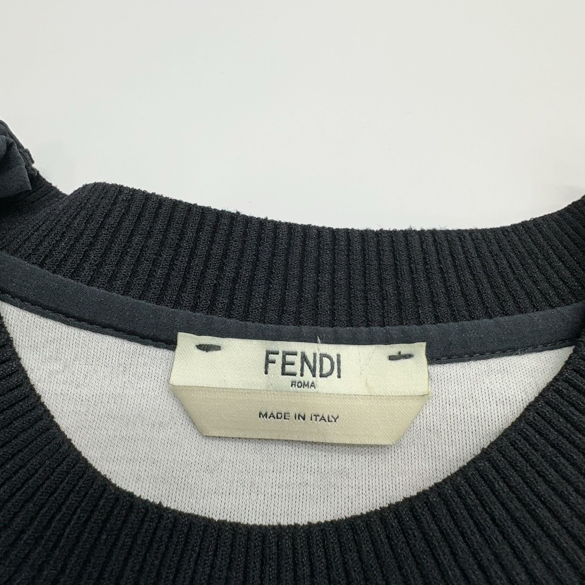 Fendi Fendi Shearling Logo Sweatshirt Size 38 Size XS / US 0-2 / IT 36-38 - 5 Thumbnail