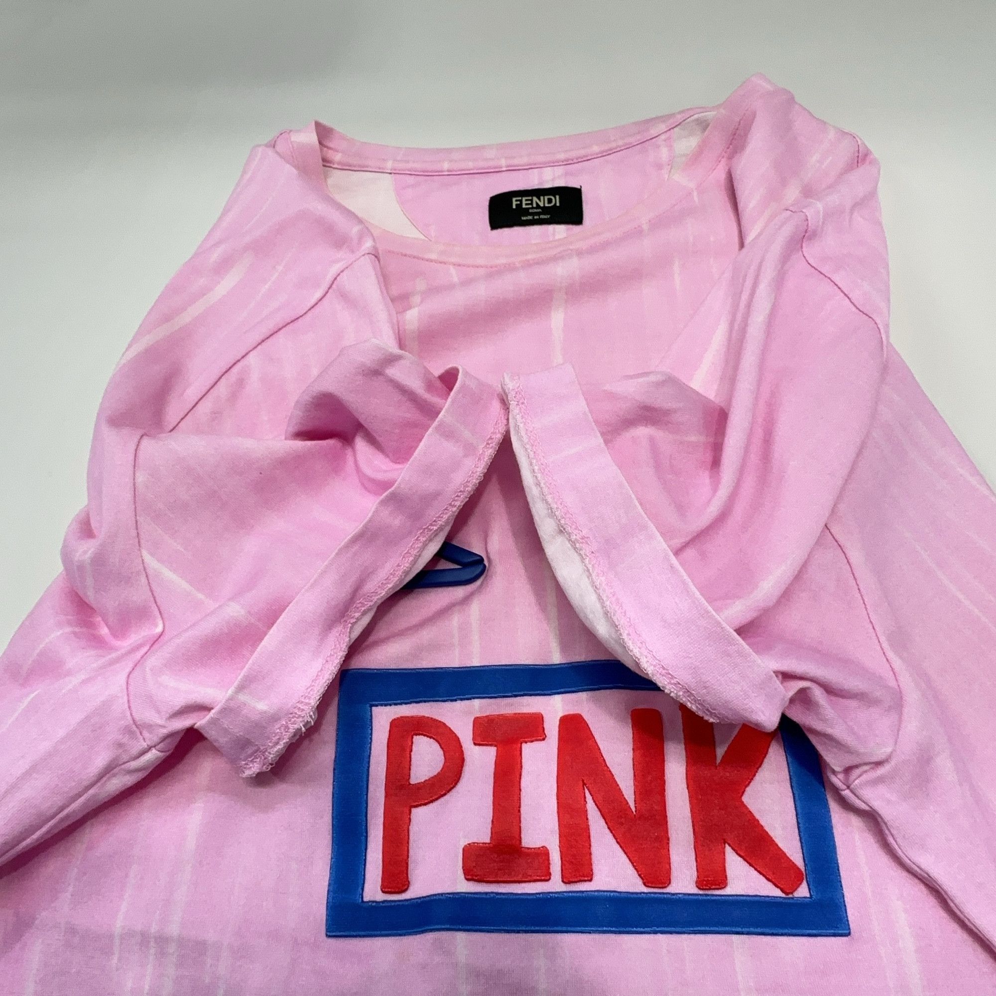 Fendi Fendi Pink Graphic Short Sleeve T-Shirt Size L Size US L / EU 52-54 / 3 - 8 Thumbnail