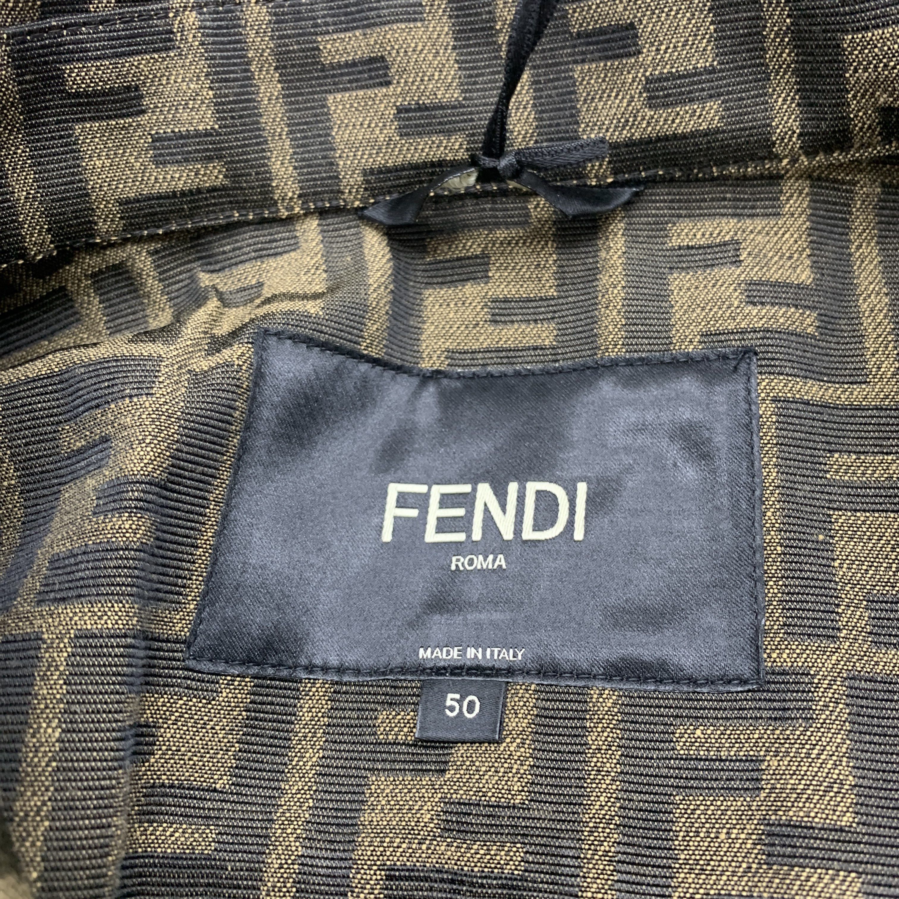 Fendi Fendi FF Logo Overshirt Size 50 Size US M / EU 48-50 / 2 - 3 Thumbnail