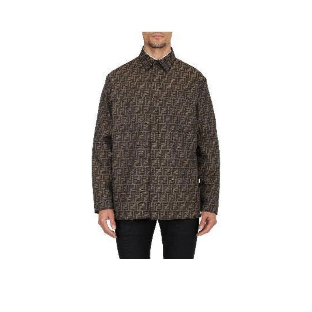 Fendi Fendi FF Logo Overshirt Size 50 Size US M / EU 48-50 / 2 - 7 Thumbnail