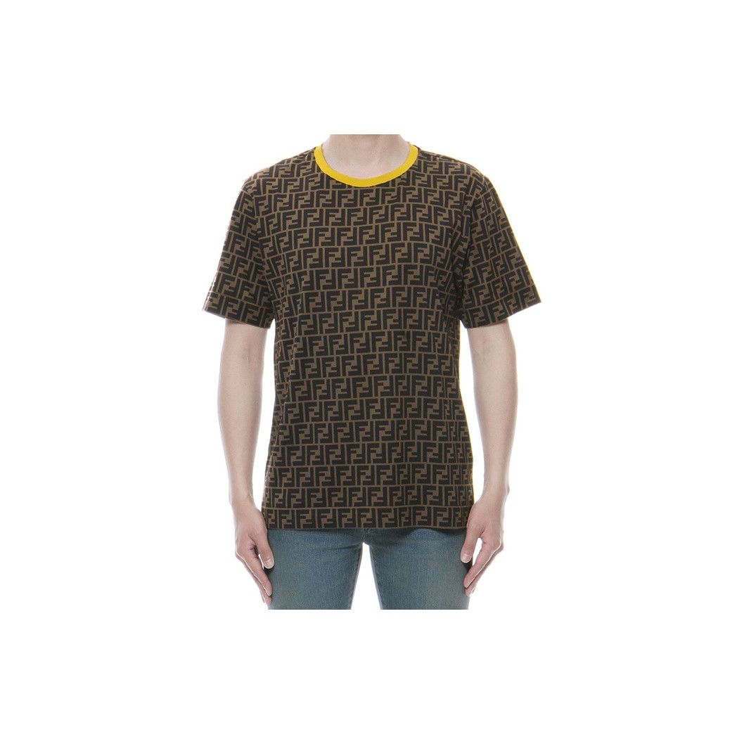 Fendi Fendi FF Logo T-Shirt Size XL Size US XL / EU 56 / 4 - 10 Thumbnail