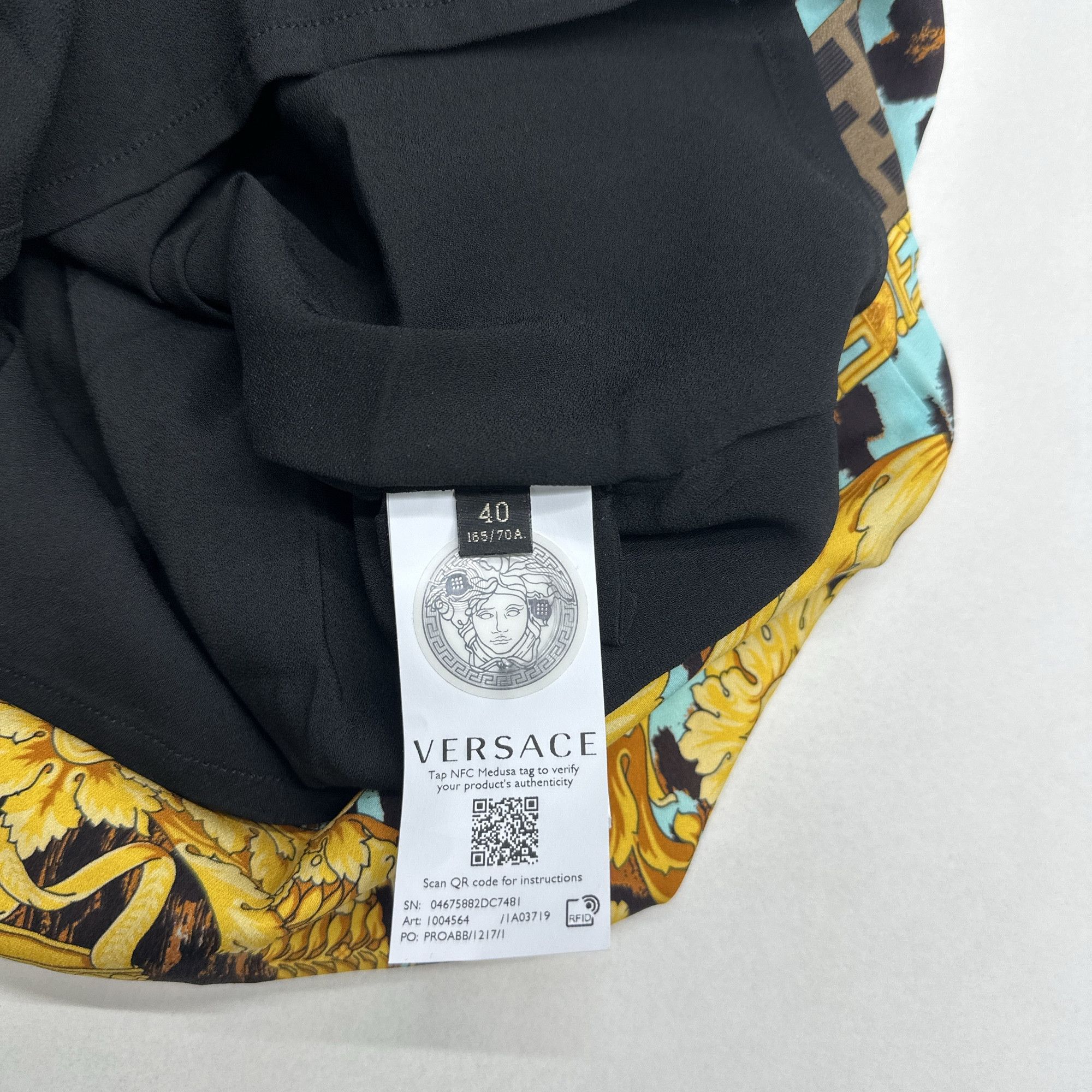 Fendi × Versace Fendi x Versace Baroque Animal Print Midi Skirt Size 40 Size 27" / US 4 / IT 40 - 5 Thumbnail