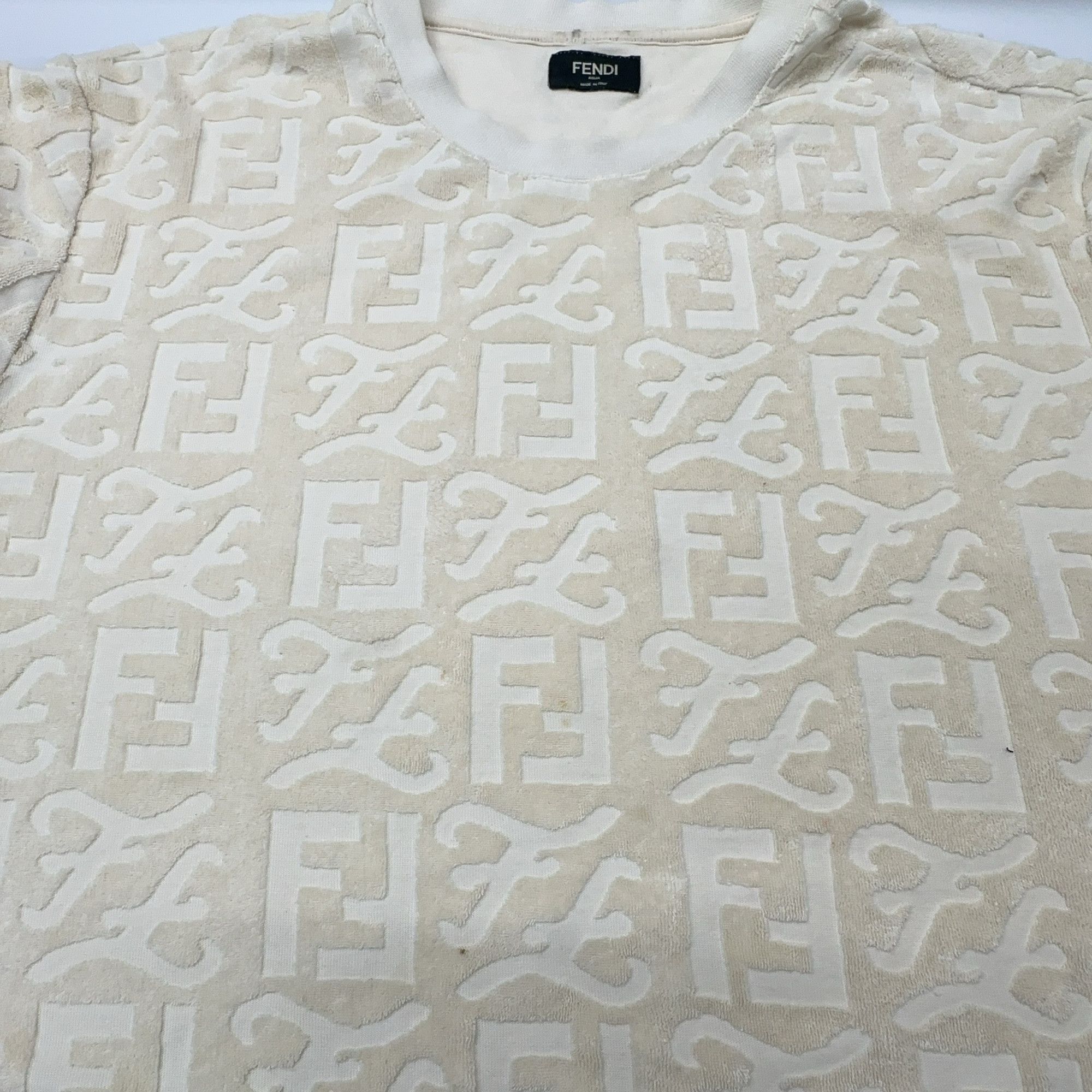 Fendi Fendi FF Monogram T-Shirt Size M Size US M / EU 48-50 / 2 - 8 Thumbnail