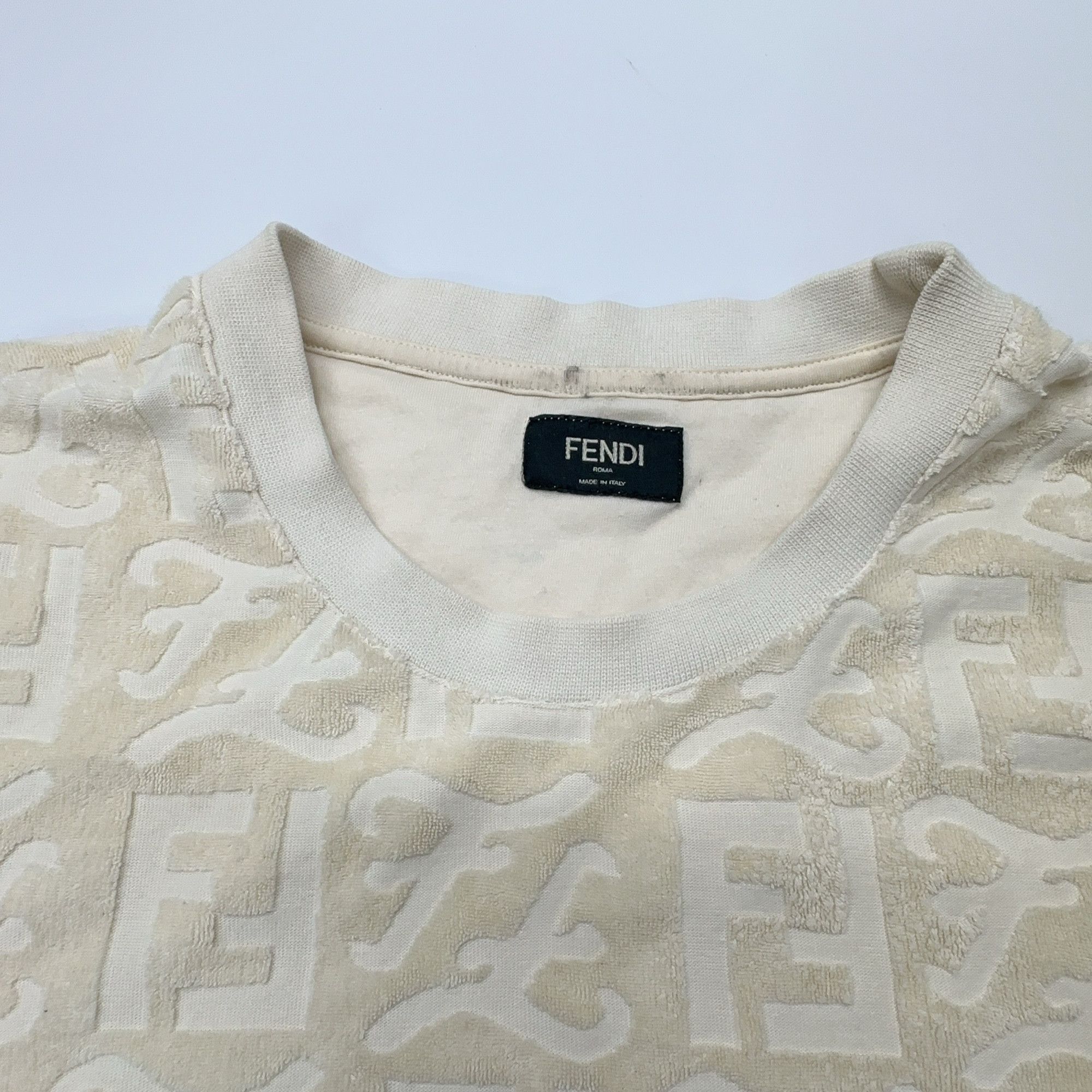 Fendi Fendi FF Monogram T-Shirt Size M Size US M / EU 48-50 / 2 - 7 Thumbnail