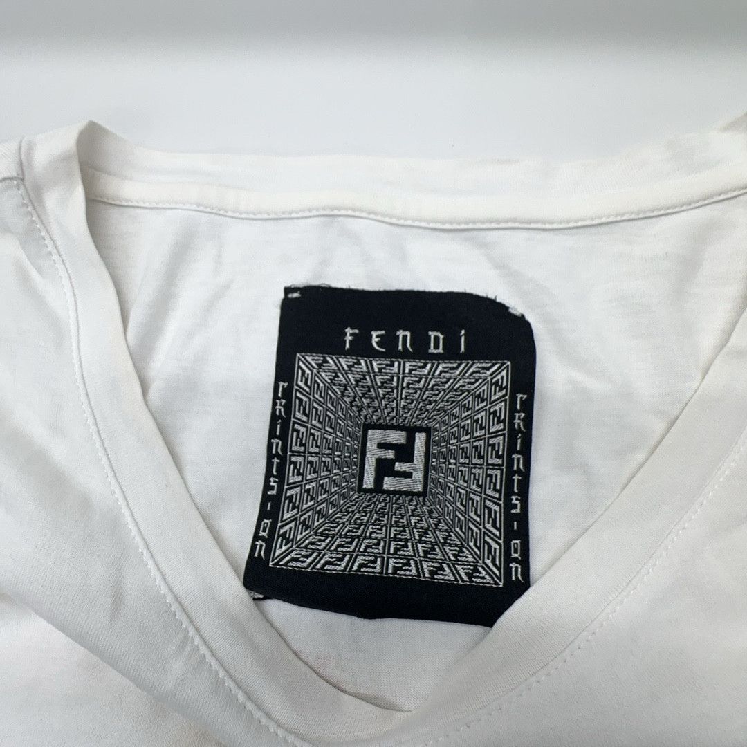 Fendi Fendi Geometric Logo Short Sleeve T-Shirt Size XS Size US XS / EU 42 / 0 - 3 Thumbnail