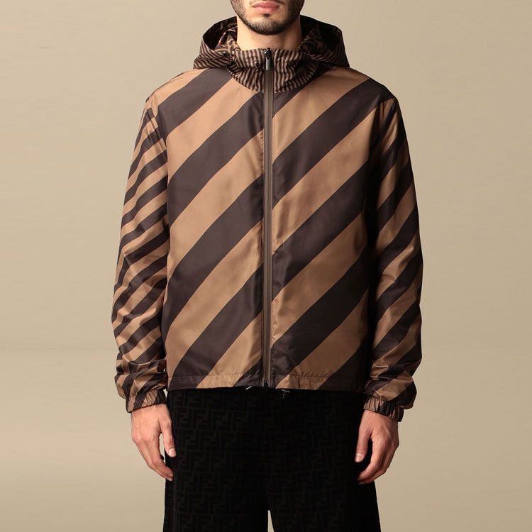 Fendi Fendi Reversible FF Logo Windbreaker Size 50 Size US M / EU 48-50 / 2 - 7 Thumbnail