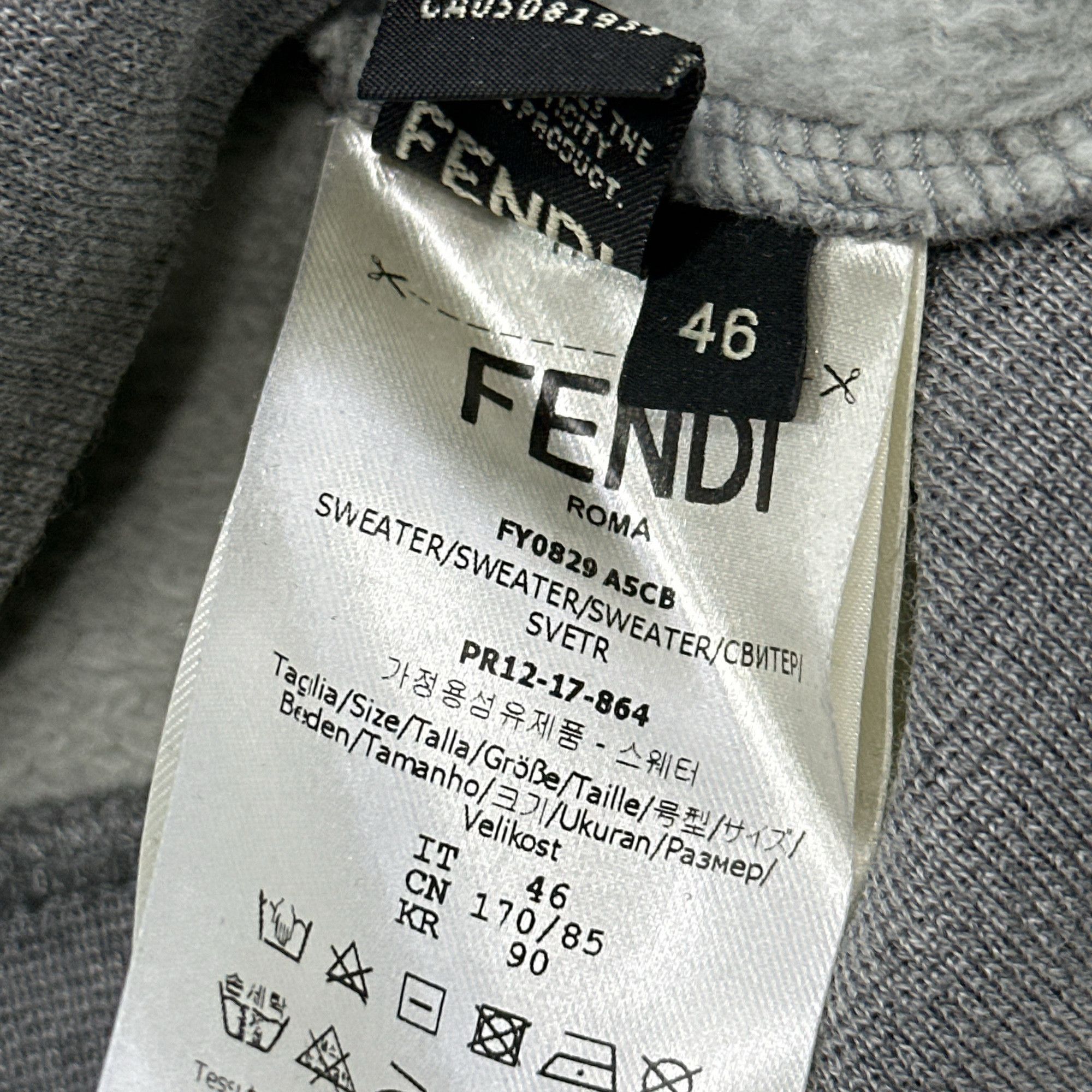 Fendi Fendi Monster Eyes Try Patch Sweatshirt Size S Size US S / EU 44-46 / 1 - 4 Thumbnail