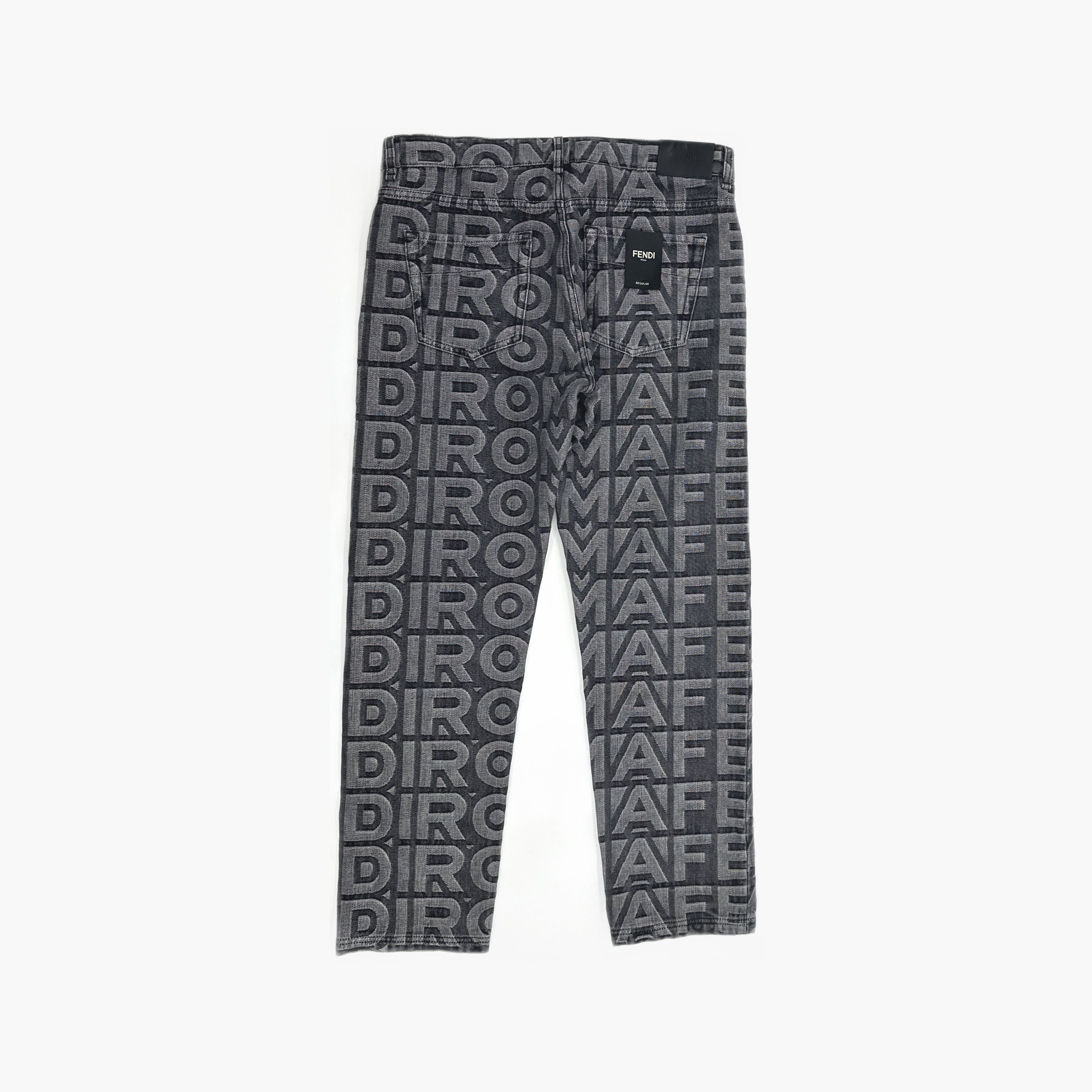 Fendi Fendi x Marc Jacobs Logo Print Jeans IT 36 Size 25" / US 0 / IT 36 - 2 Thumbnail