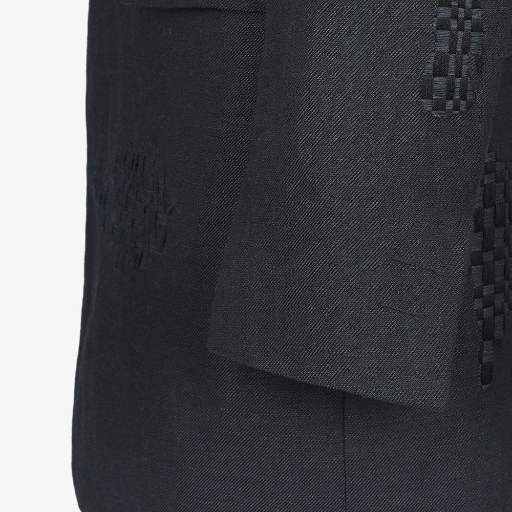 Fendi Fendi Tonal Jacquard Blazer Size 38R Size 38R - 6 Thumbnail