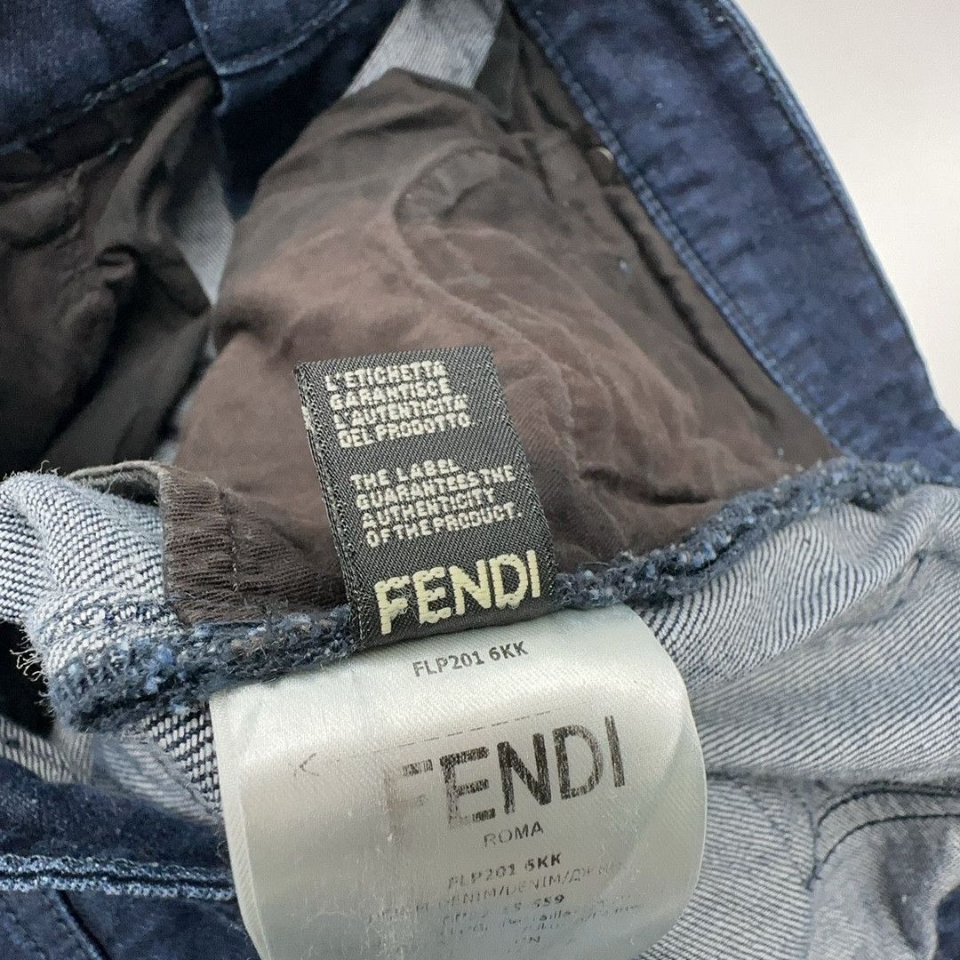 Fendi Fendi Dark Wash Denim Jeans Size 31 Size US 31 - 4 Thumbnail
