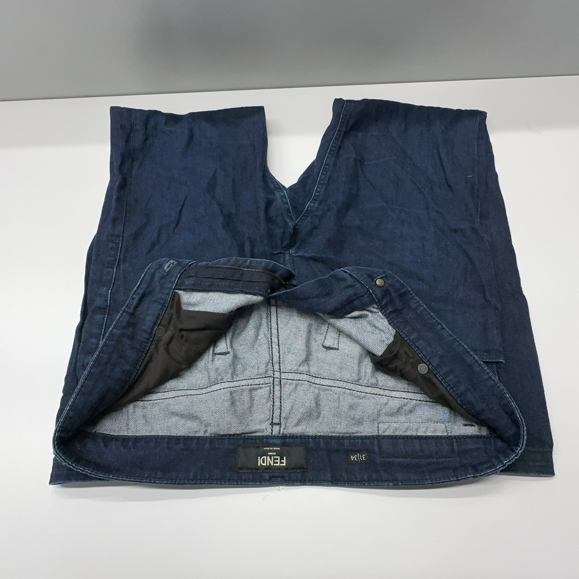 Fendi Fendi Dark Wash Denim Jeans Size 31 Size US 31 - 6 Thumbnail