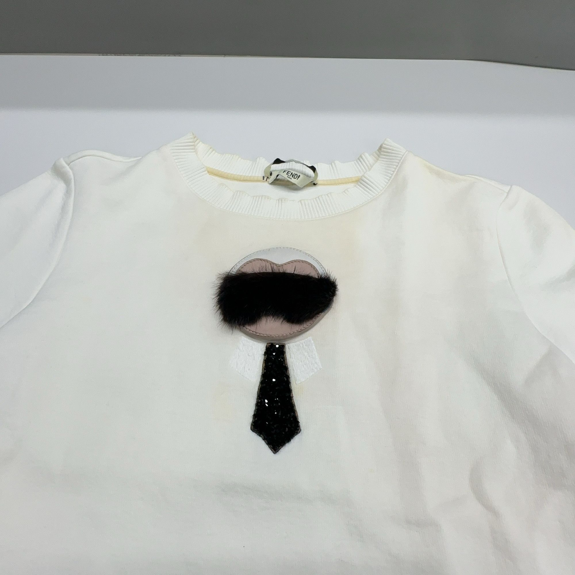 Fendi Fendi Karl Lagerfeld Graphic T-Shirt Size 40 Size S / US 4 / IT 40 - 7 Thumbnail