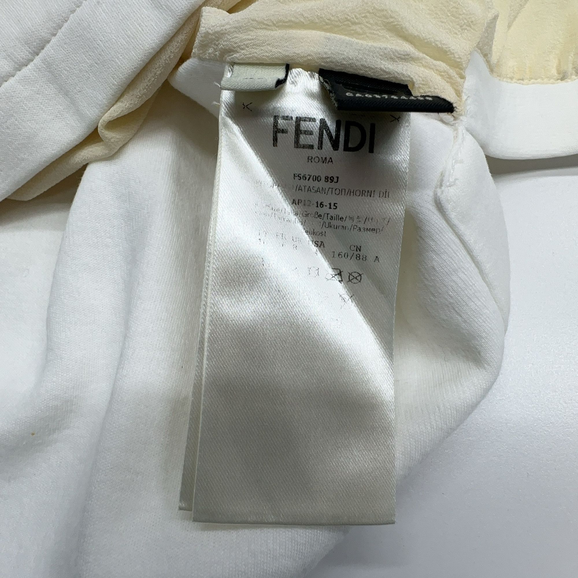 Fendi Fendi Karl Lagerfeld Graphic T-Shirt Size 40 Size S / US 4 / IT 40 - 4 Thumbnail