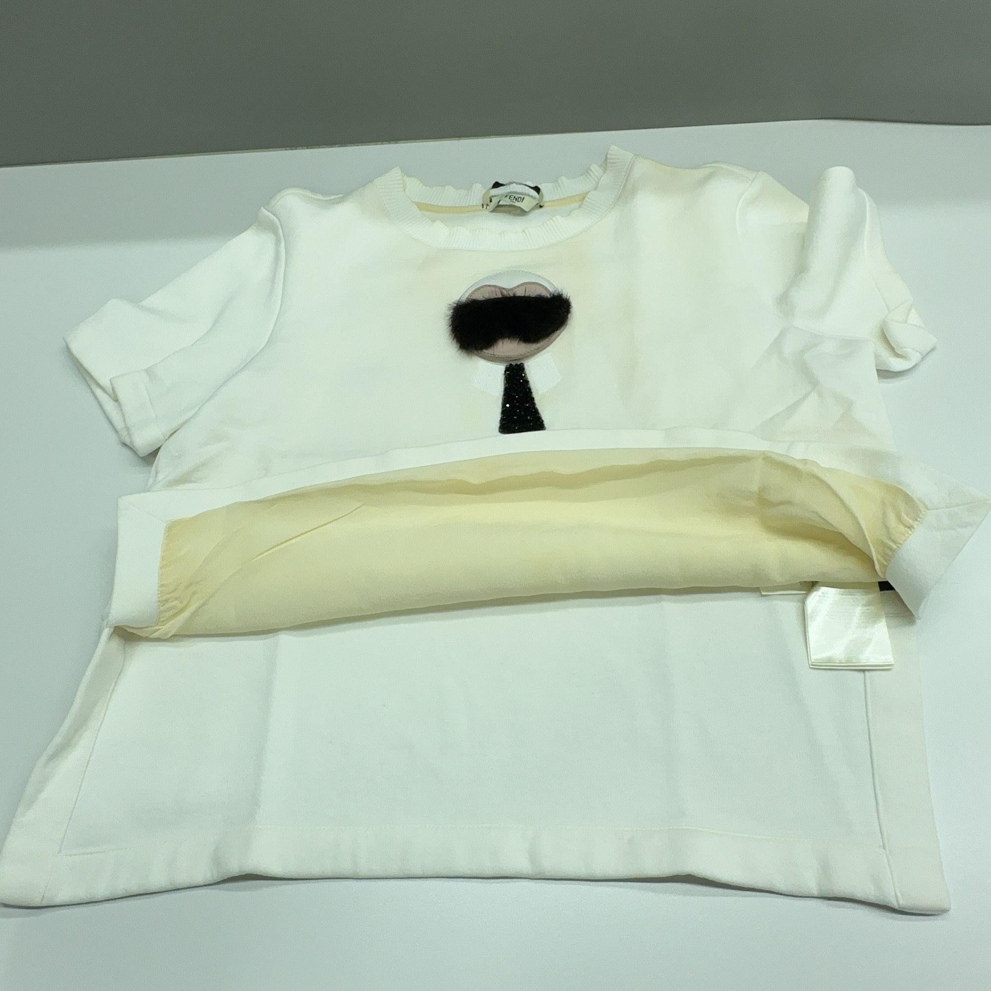 Fendi Fendi Karl Lagerfeld Graphic T-Shirt Size 40 Size S / US 4 / IT 40 - 10 Thumbnail