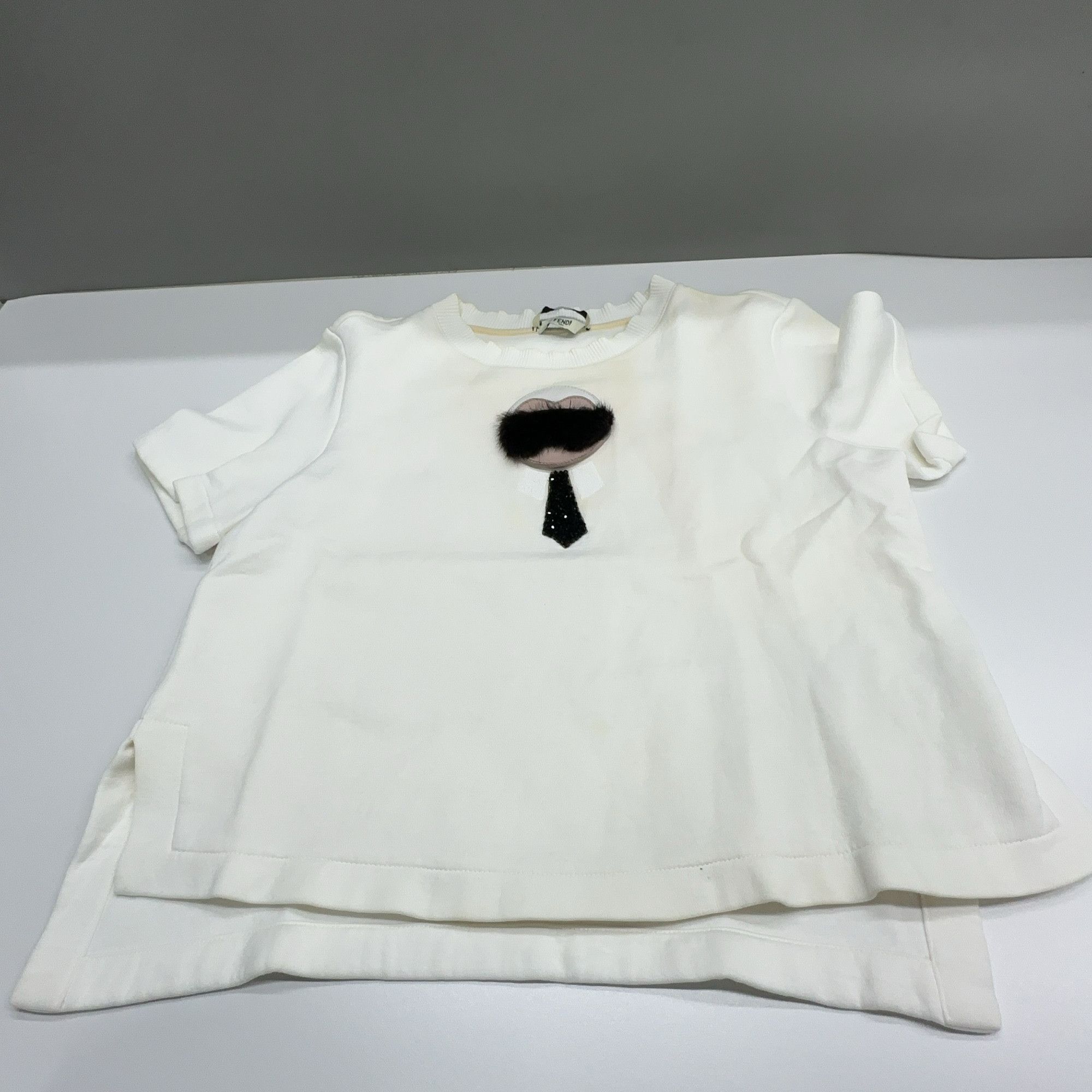 Fendi Fendi Karl Lagerfeld Graphic T-Shirt Size 40 Size S / US 4 / IT 40 - 9 Thumbnail