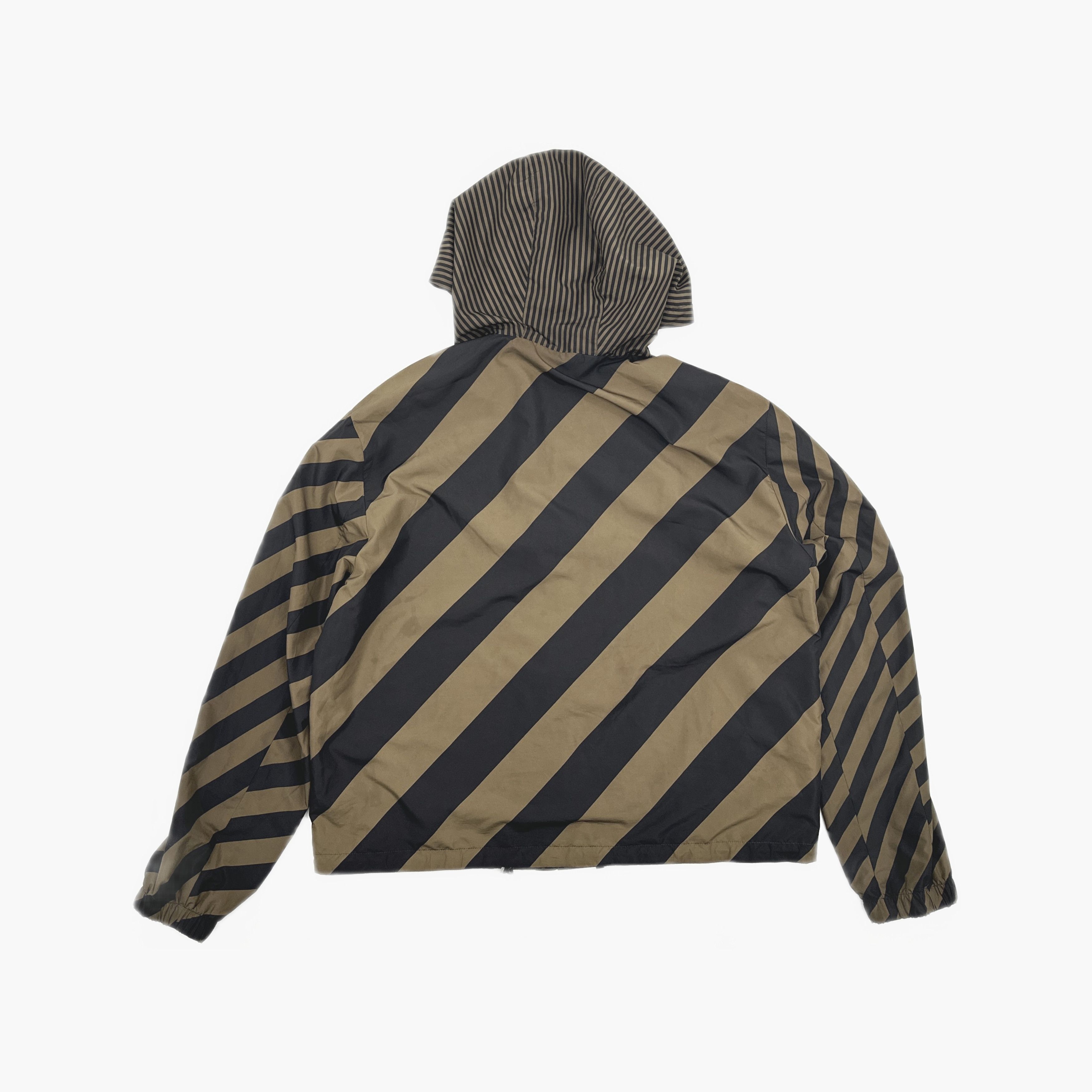 Fendi Fendi Reversible Logo Striped Windbreaker US XL Size US XL / EU 56 / 4 - 4 Thumbnail