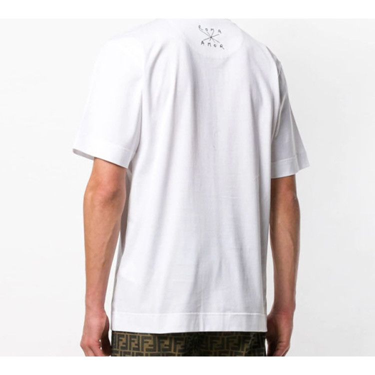 Fendi Fendi Devil Graphic Short Sleeve T-Shirt Size M Size US M / EU 48-50 / 2 - 16 Thumbnail
