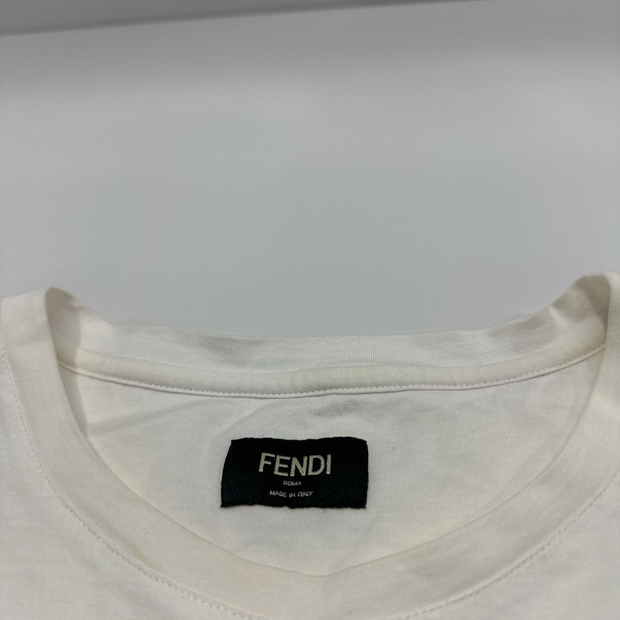 Fendi Fendi Devil Graphic Short Sleeve T-Shirt Size M Size US M / EU 48-50 / 2 - 3 Thumbnail