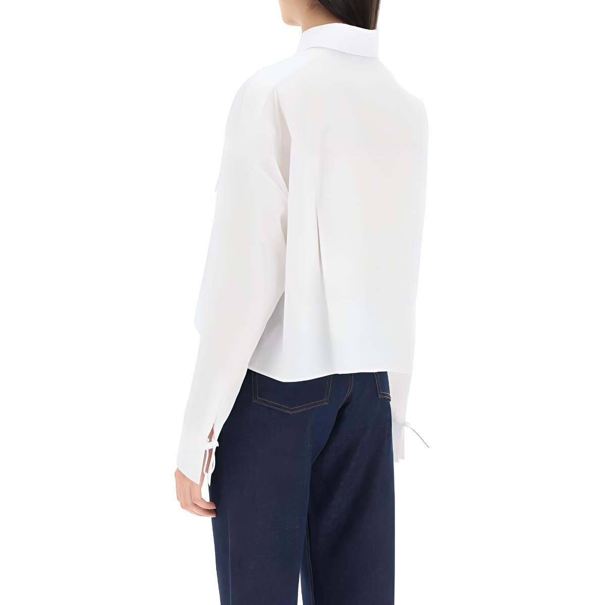 Fendi Fendi Solid Button Up Shirt Size 38 Size XS / US 0-2 / IT 36-38 - 15 Thumbnail