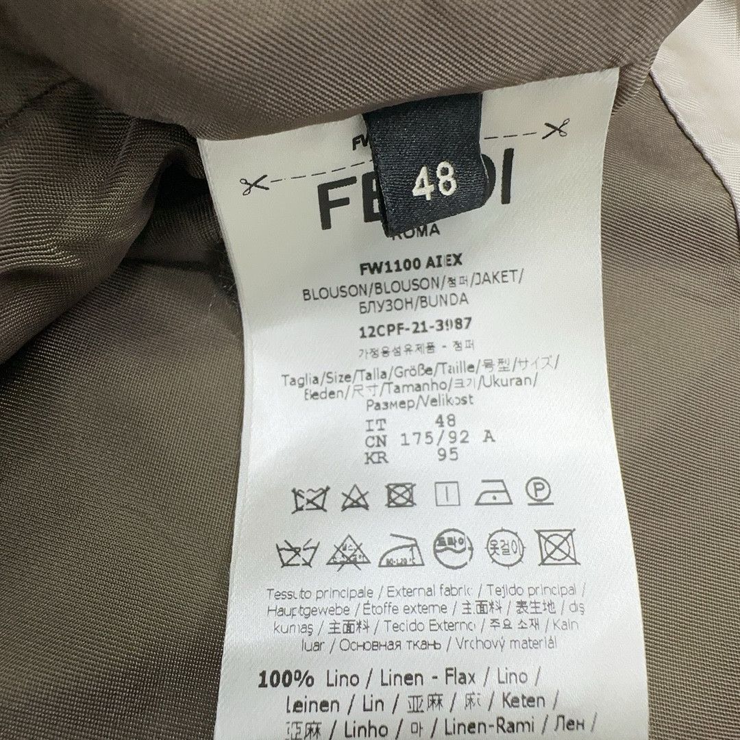 Fendi Fendi Linen Jacket US M Size US M / EU 48-50 / 2 - 4 Thumbnail