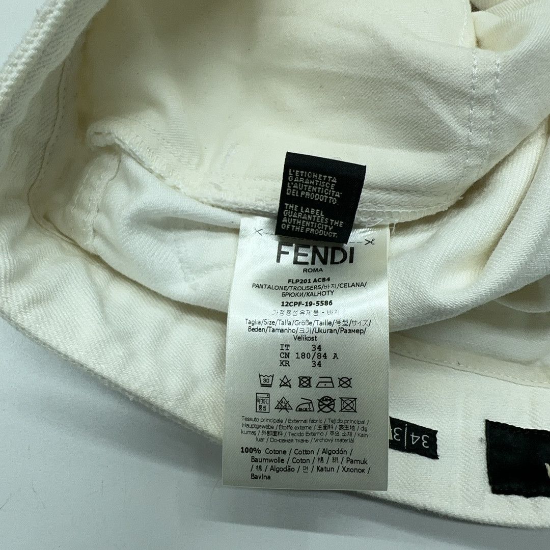 Fendi Fendi Logo Waistband Jeans Size 33 Size US 34 / EU 50 - 4 Thumbnail
