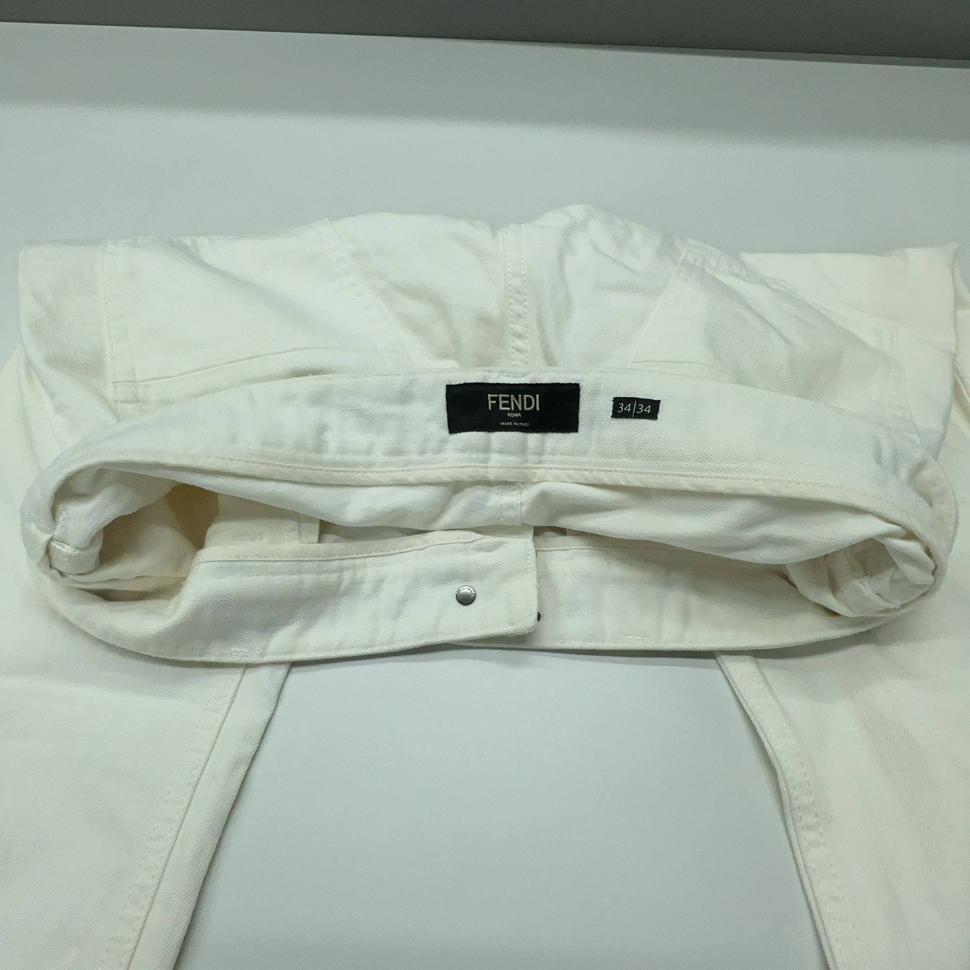 Fendi Fendi Logo Waistband Jeans Size 33 Size US 34 / EU 50 - 6 Thumbnail