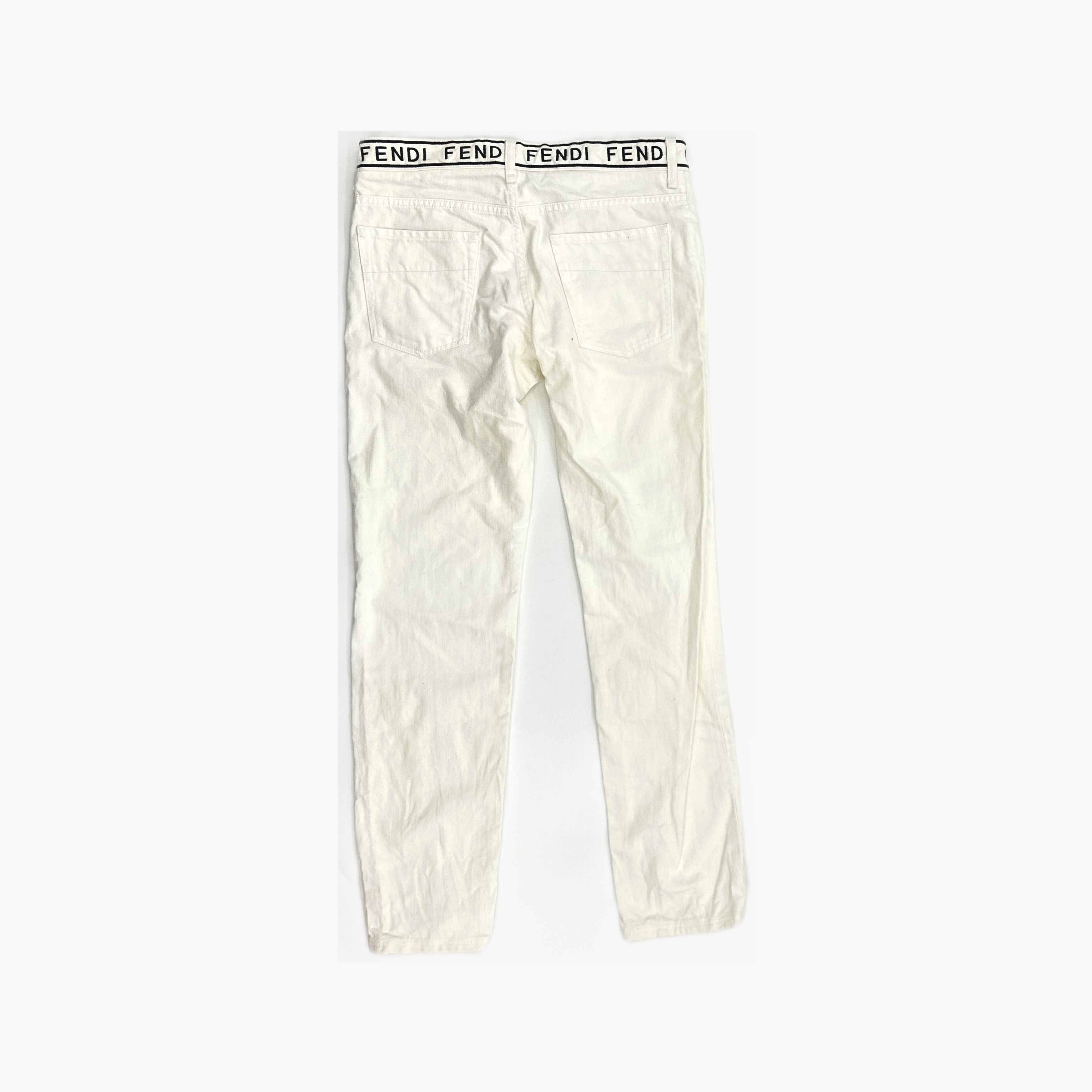 Fendi Fendi Logo Waistband Jeans Size 33 Size US 34 / EU 50 - 2 Thumbnail