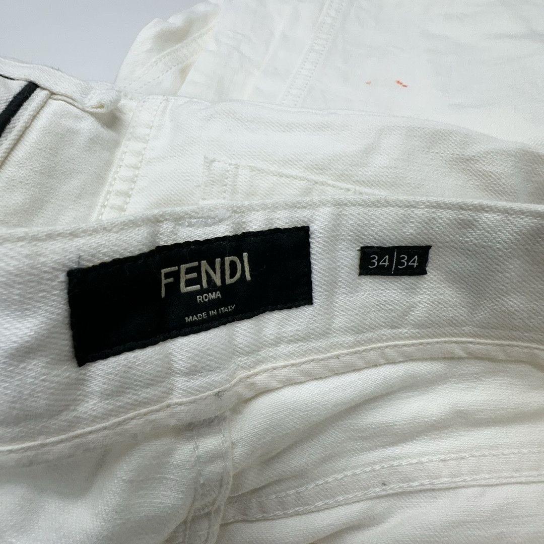 Fendi Fendi Logo Waistband Jeans Size 33 Size US 34 / EU 50 - 3 Thumbnail